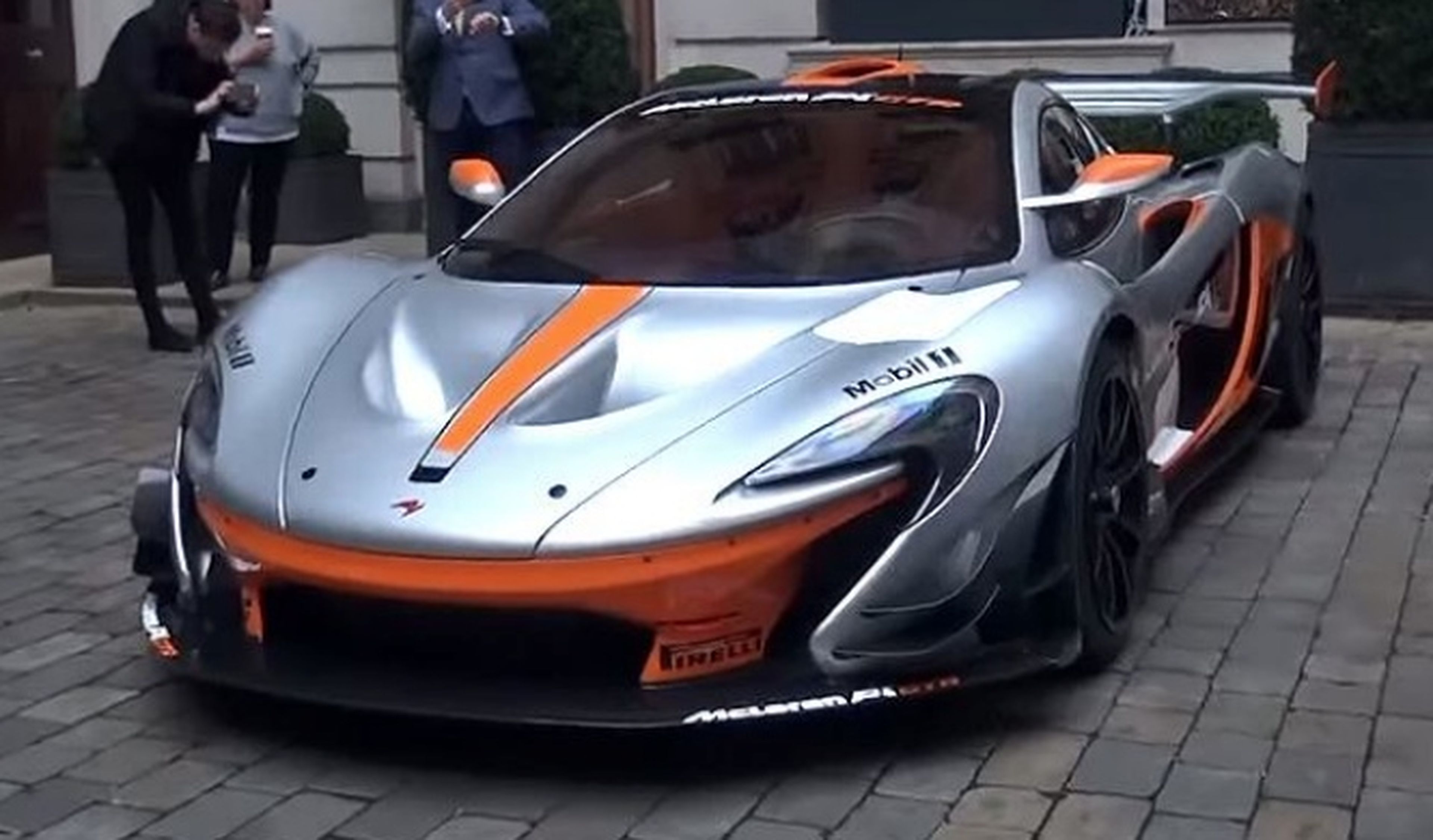 Vídeo: un extraño McLaren P1 GTR en las calles de Londres
