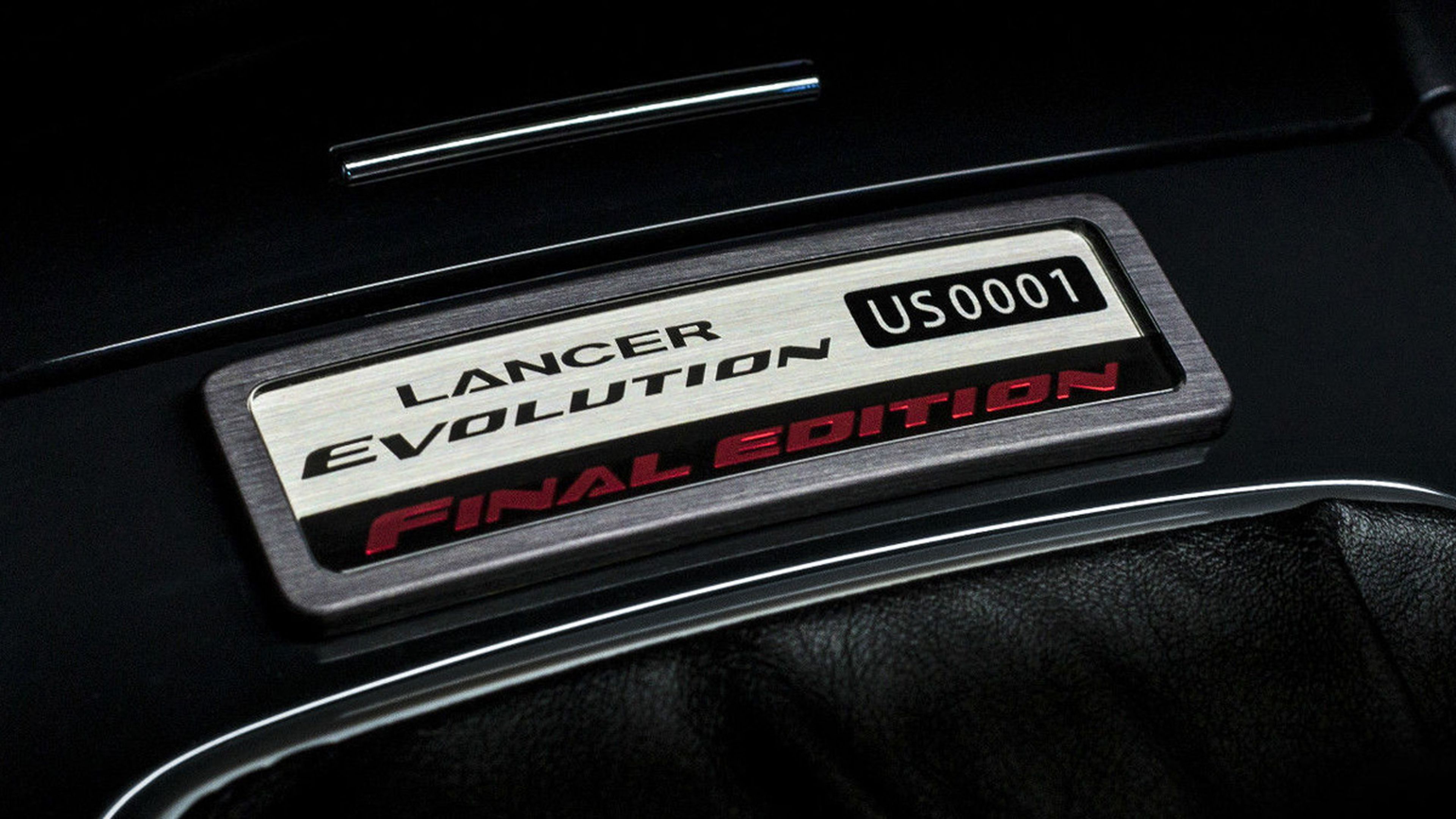 Mitsubishi Lancer Evo Final Edition placa