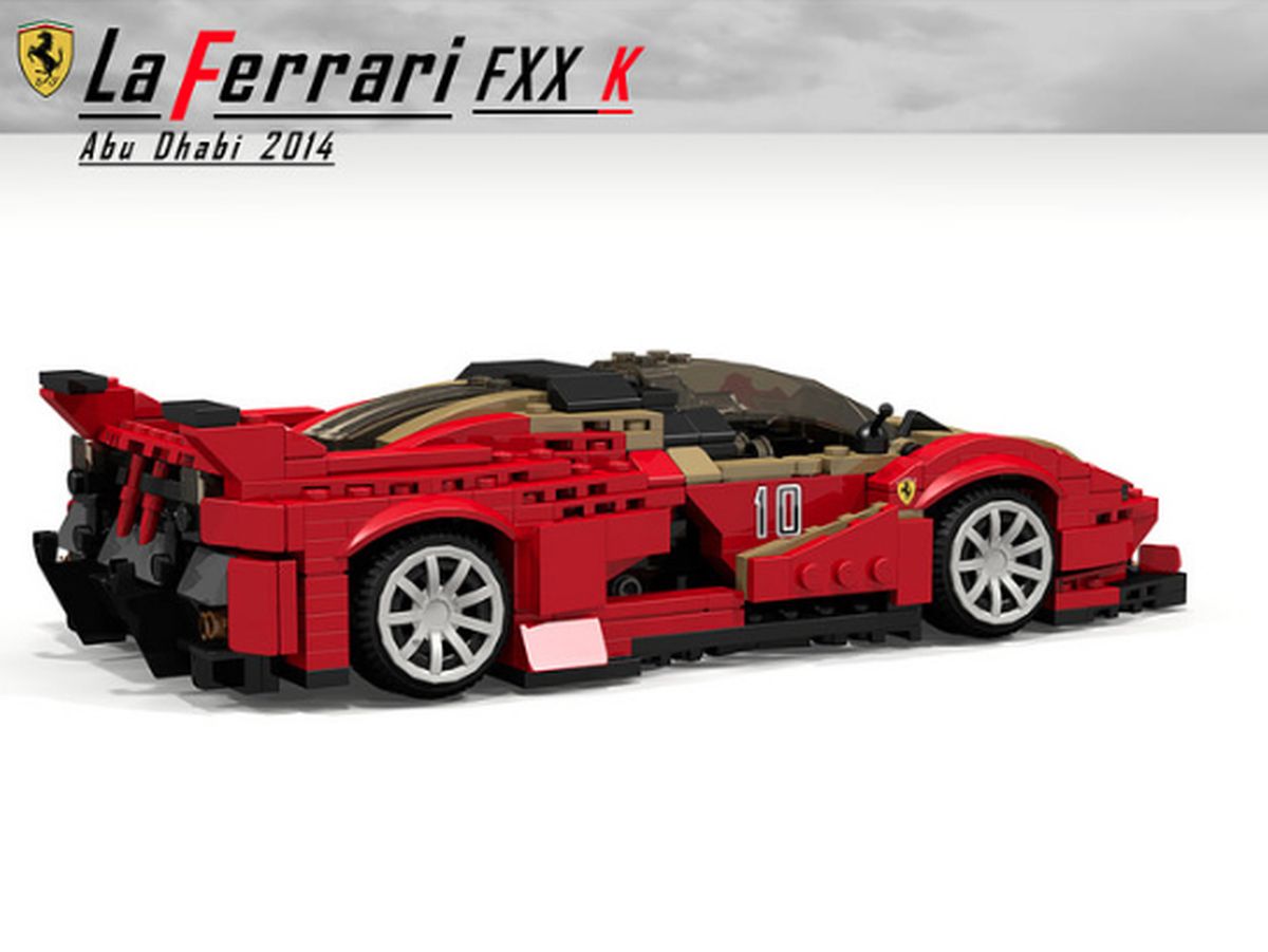 Ferrari LaFerrari FXX K Lego
