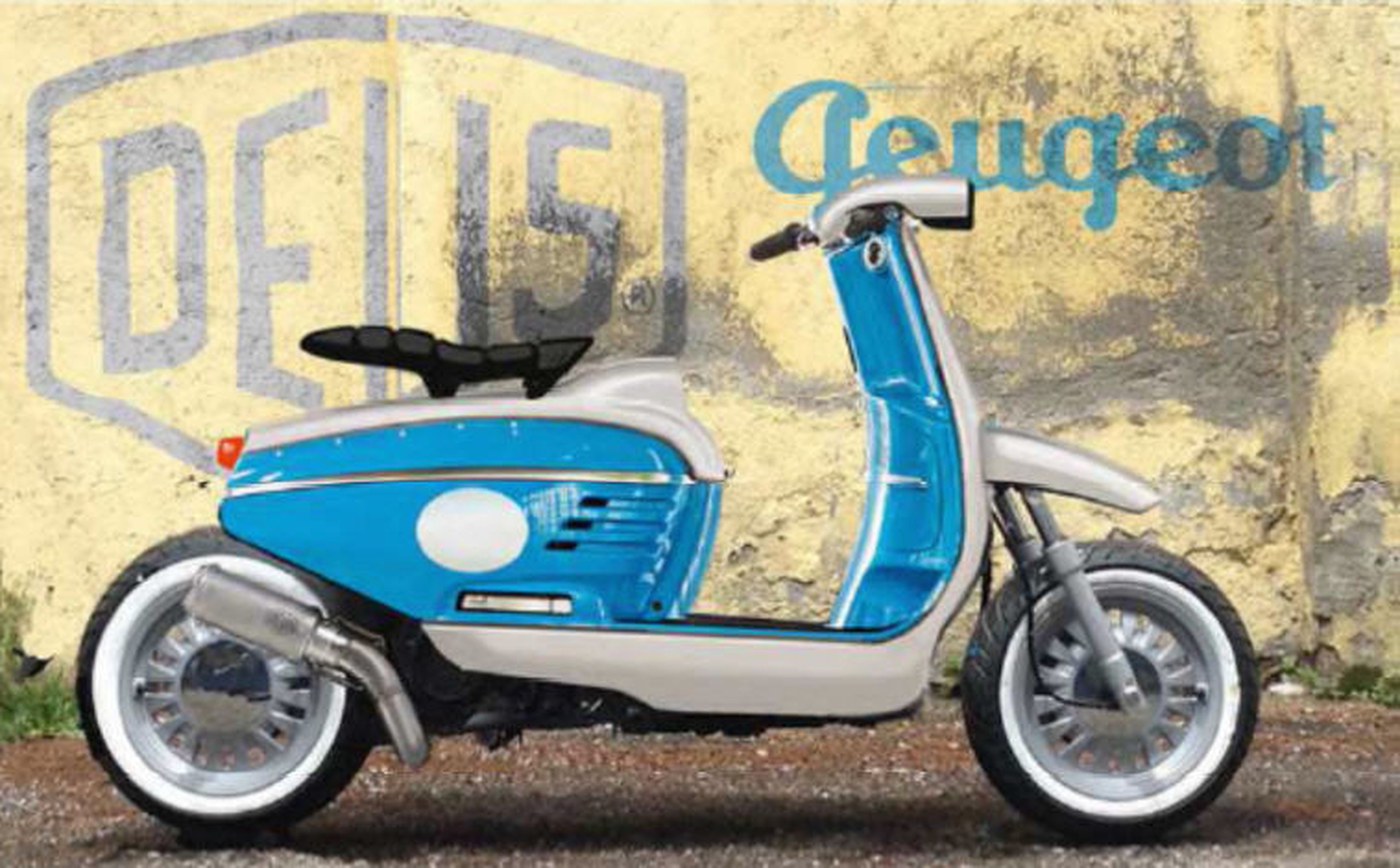 Peugeot "Le Derny" Concept: scooter retro personalizable