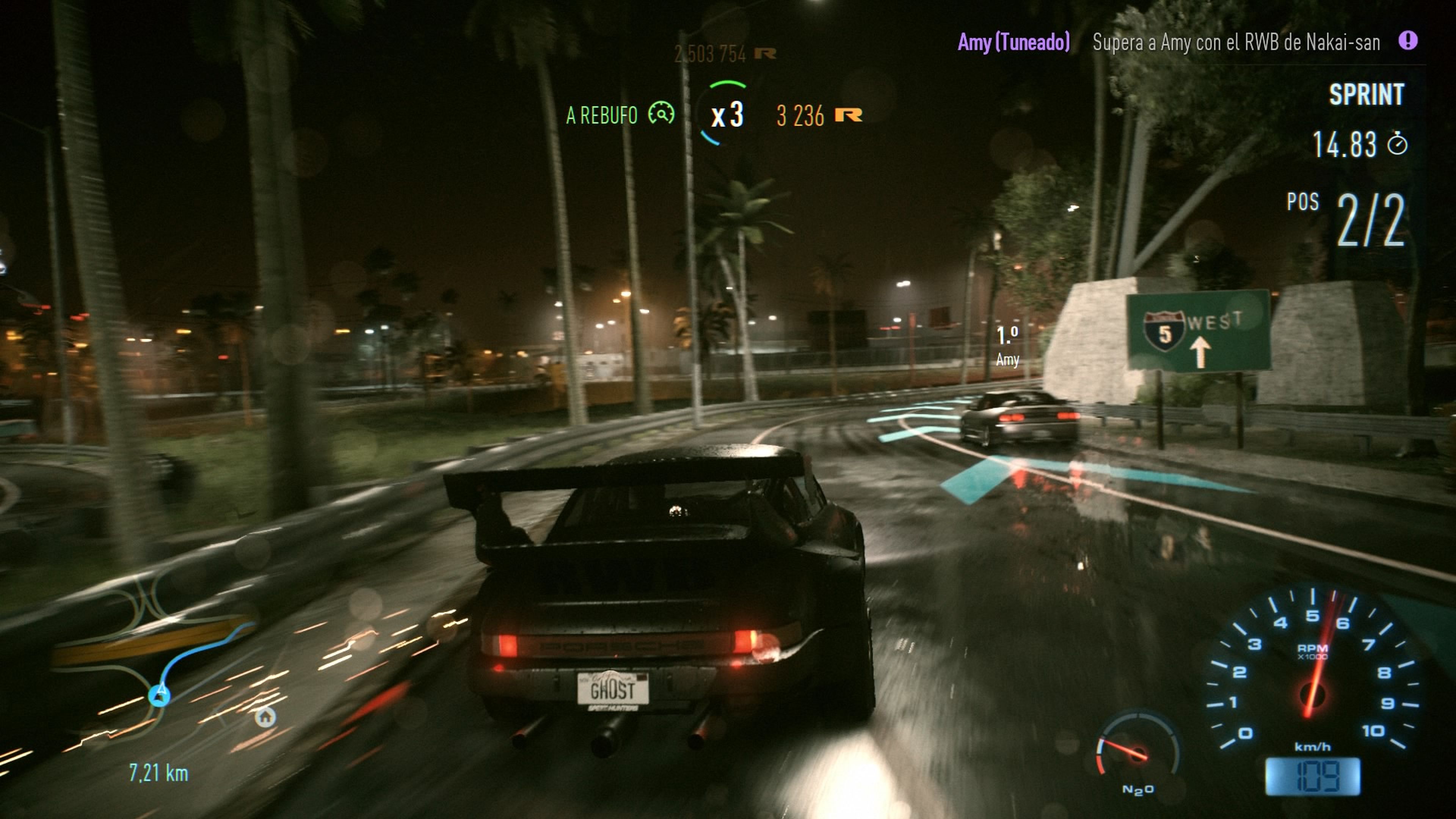 Los 5 iconos, y su modos de conducción, en Need for Speed