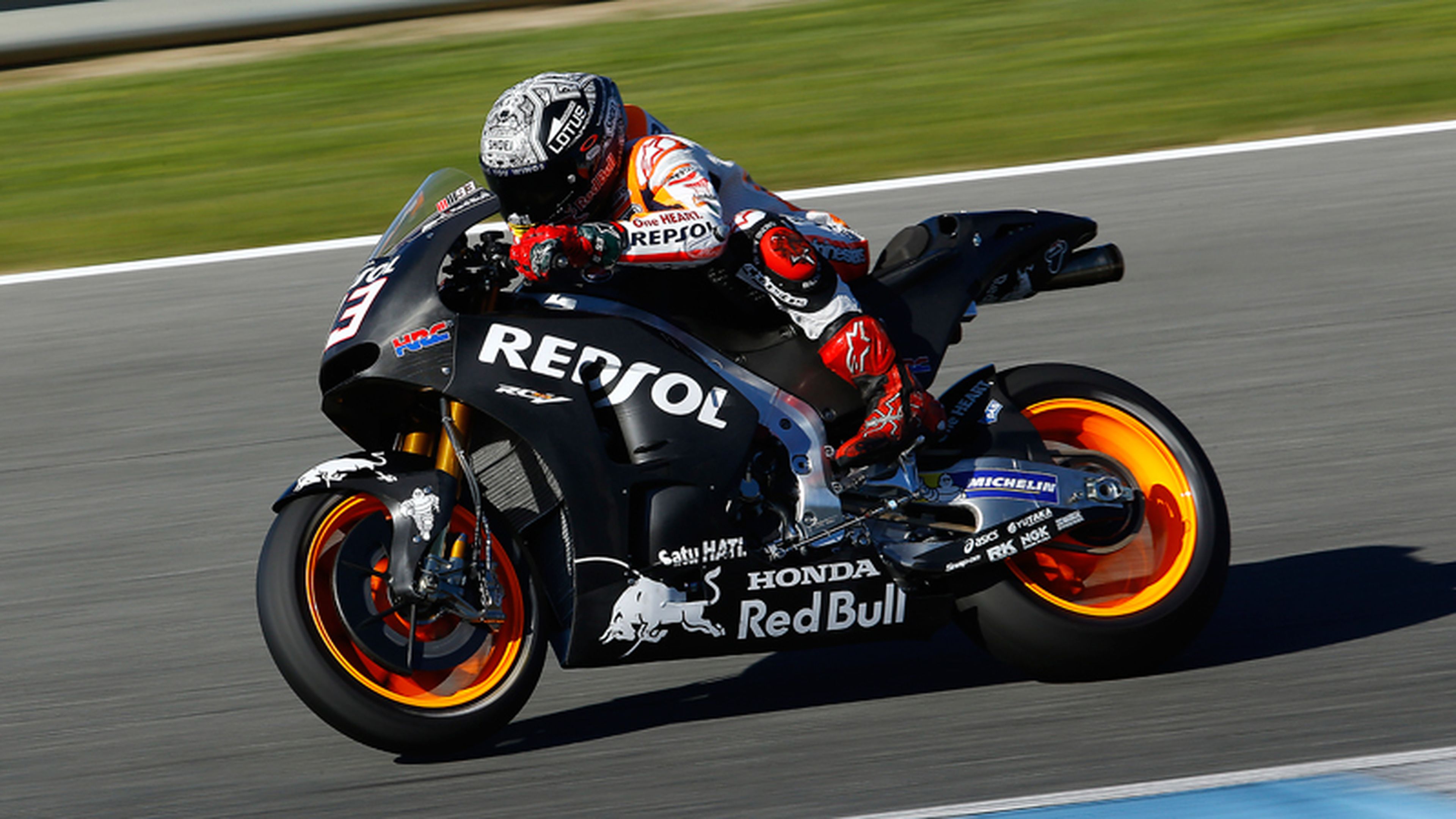 MotoGP Test Jerez (III): doble caída de Marc Márquez