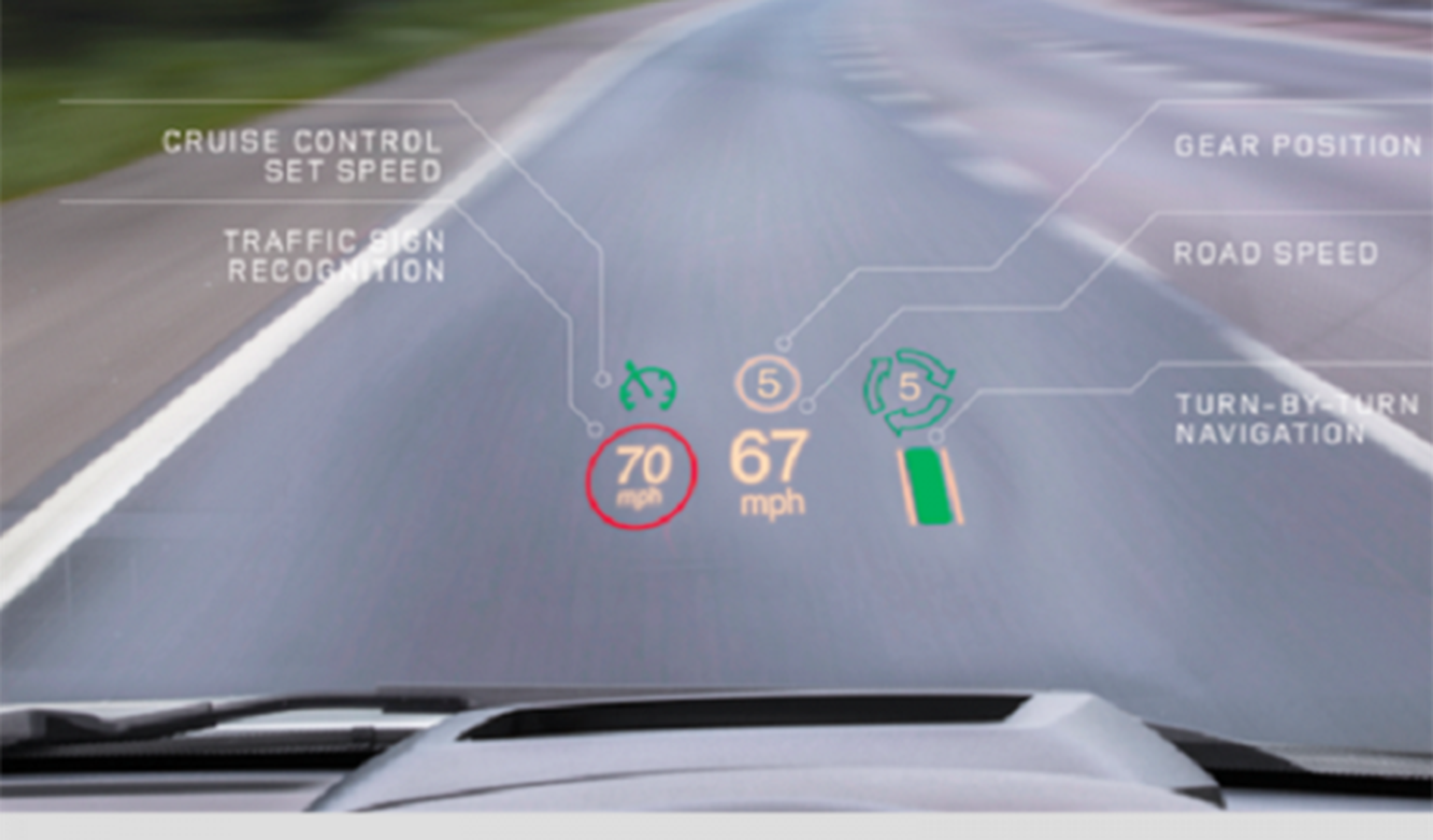Jaguar Land Rover equipa sus vehículos con una pantalla HUD