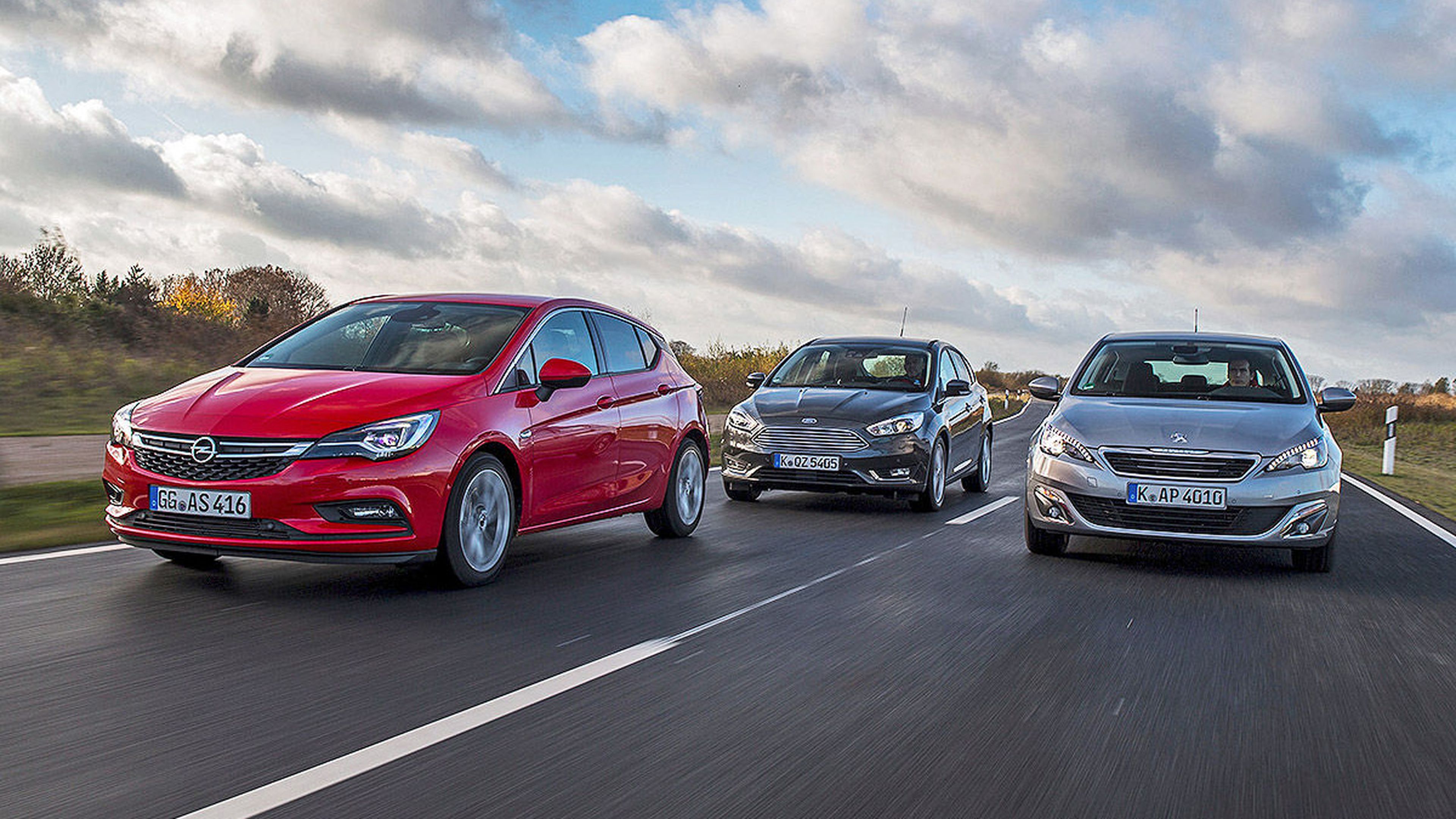 Comparativa 3 cilindros: Opel Astra/Ford Focus/Peugeot 308