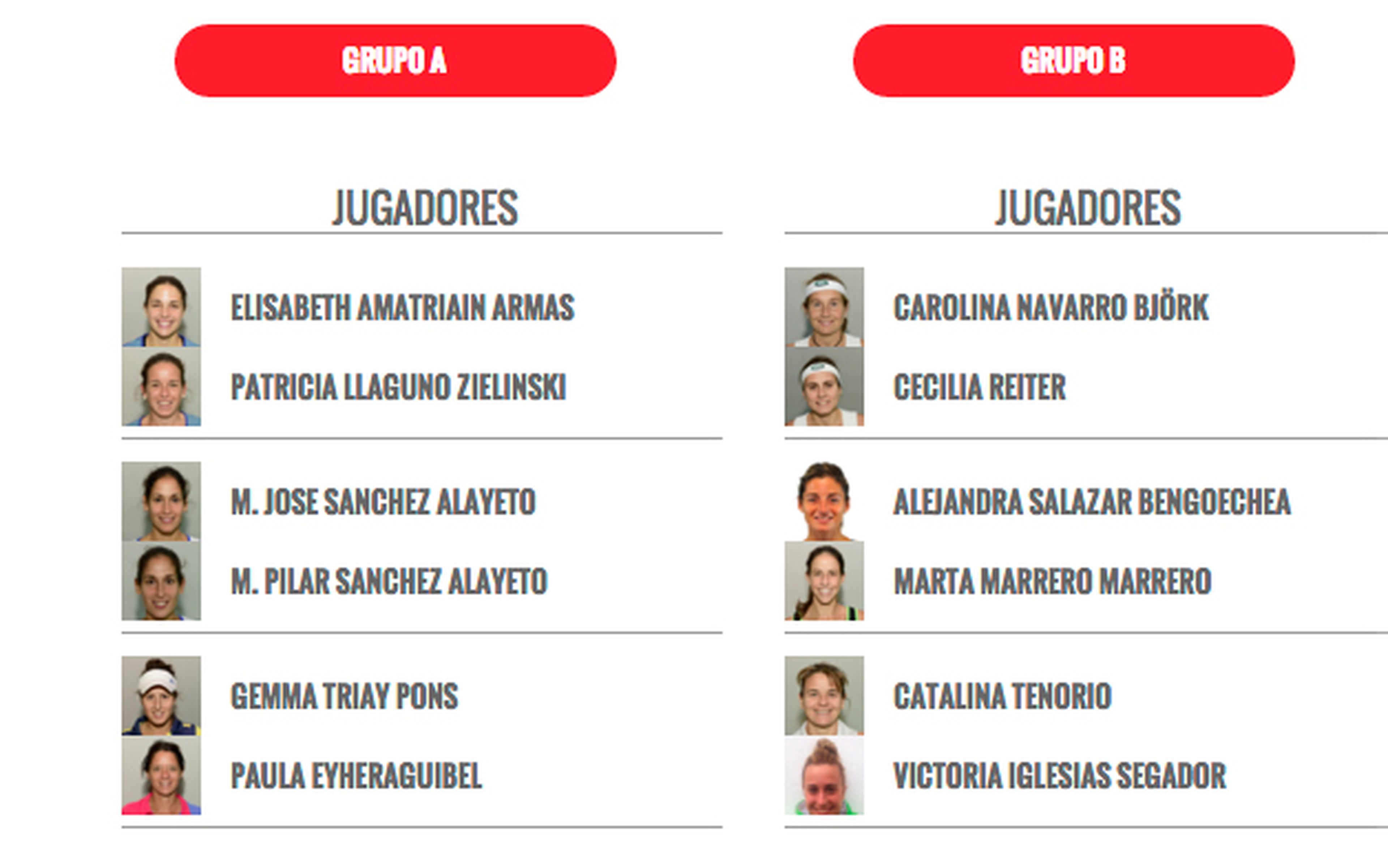 grupo femenino master world padel tour madrid 2015