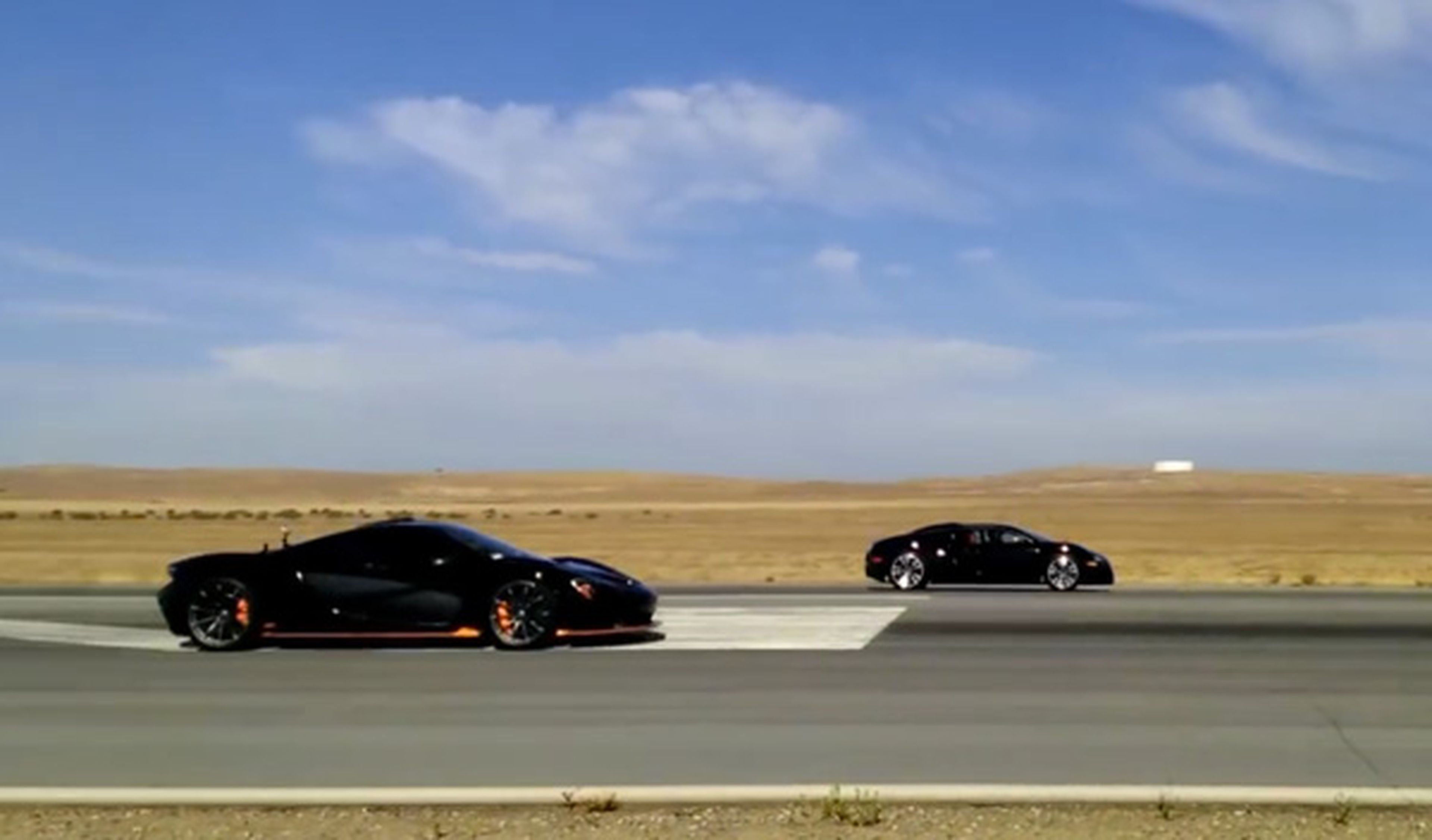 Drag Race: Bugatti Veyron contra McLaren P1