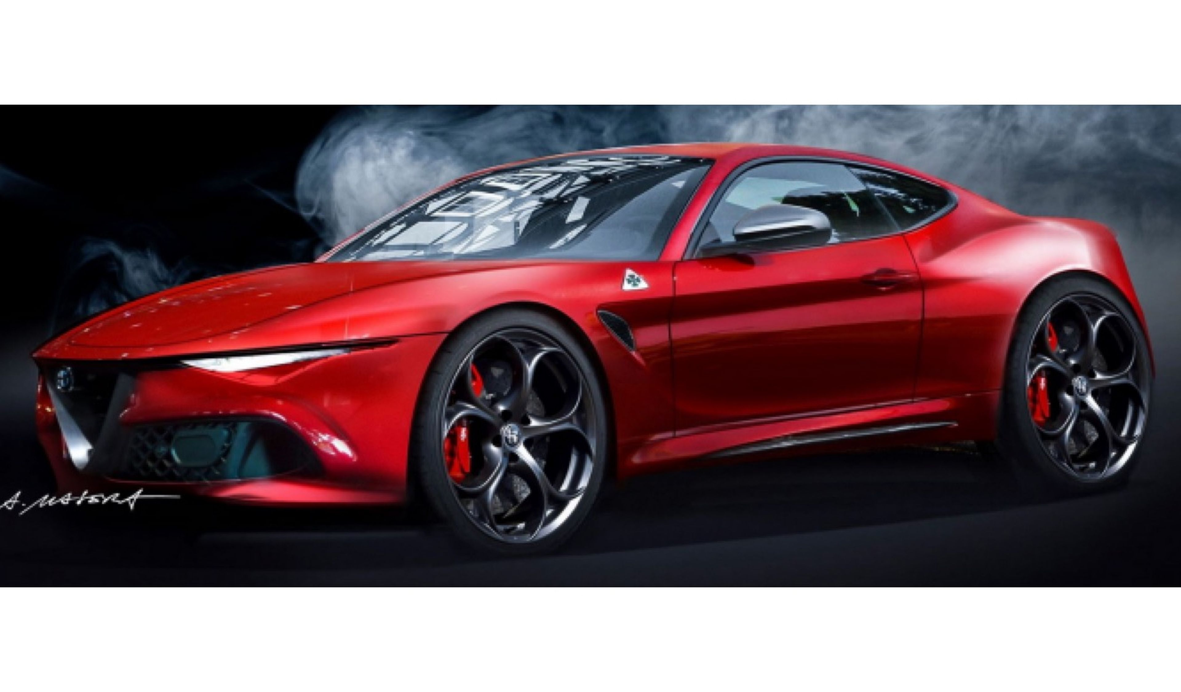Nuevo 'render' del Alfa Romeo Coupé