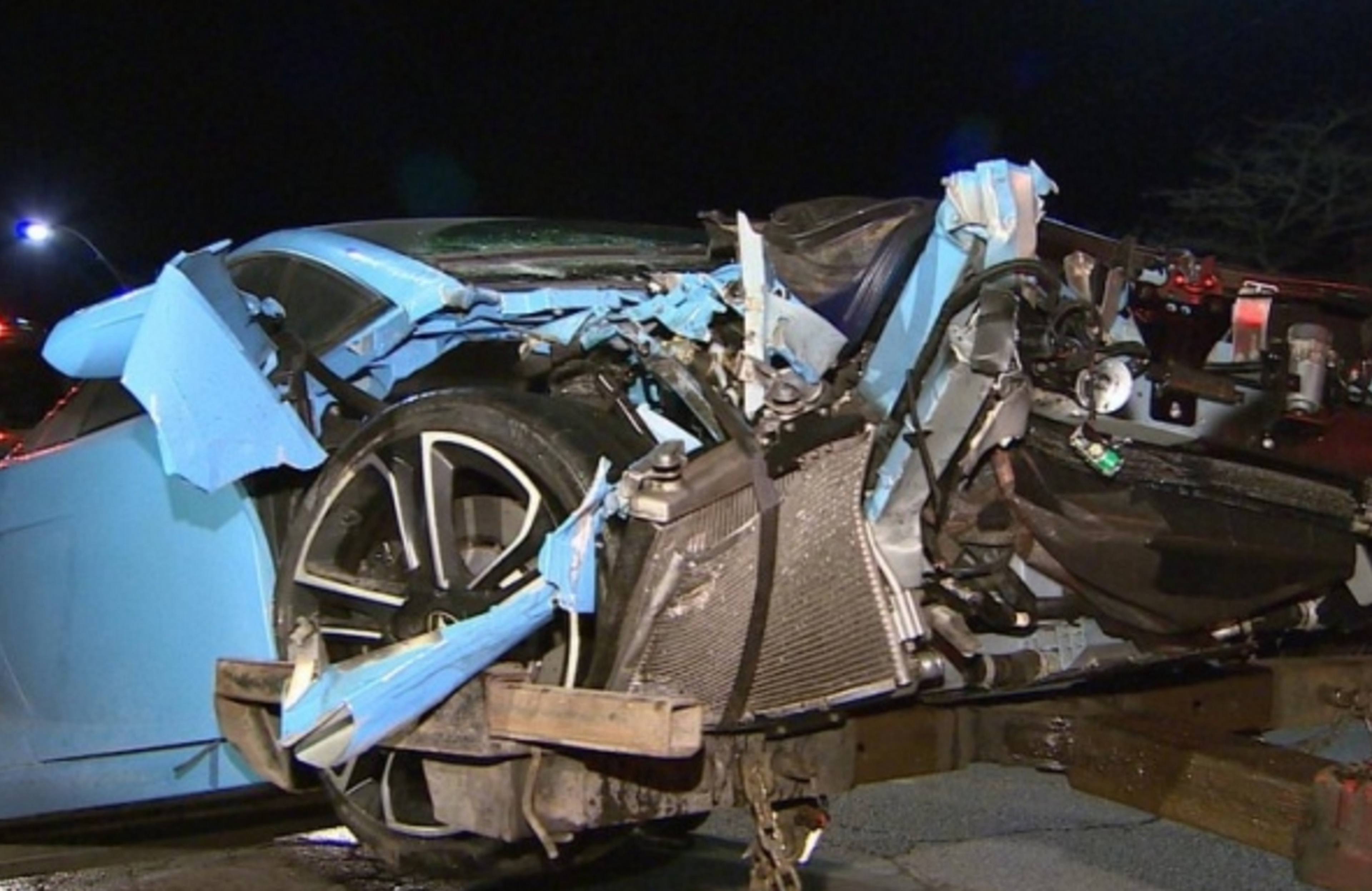 Un Lamborghini Gallardo termina destrozado en Canadá
