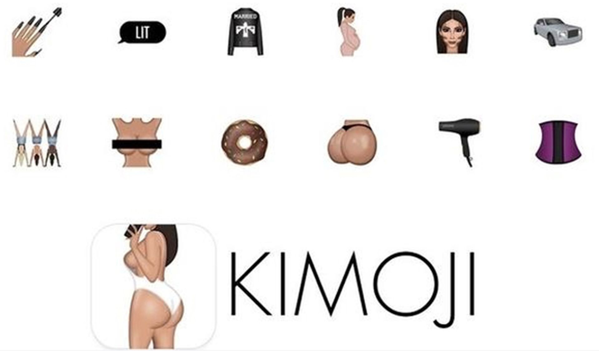 Kimoji, la app de Kim Kardashian