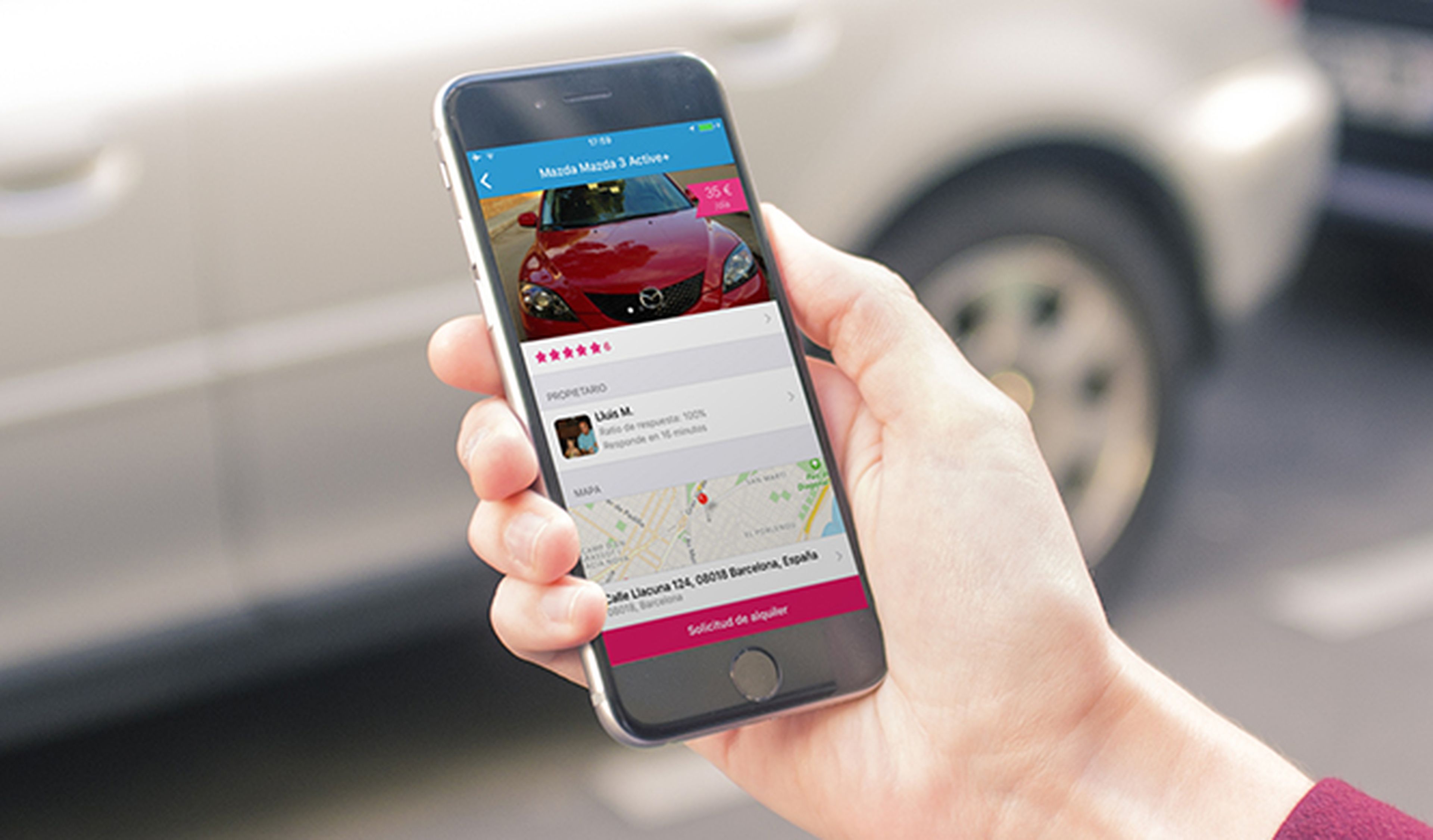 Drivy incorpora una app para alquilar coches desde el móvil