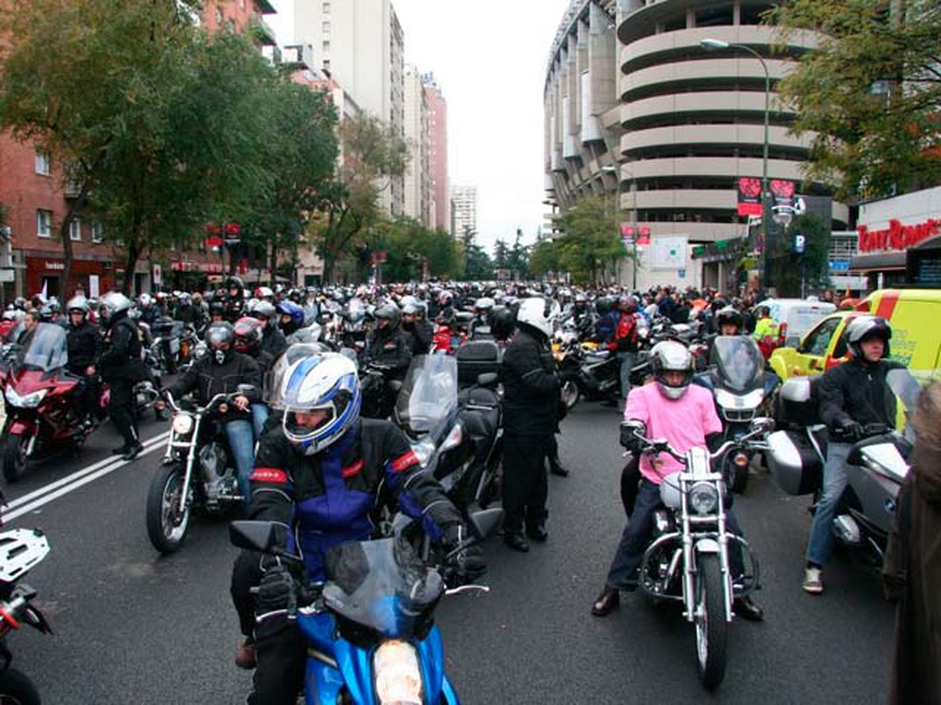 Las motos salvan el protocolo de contaminación en Madrid