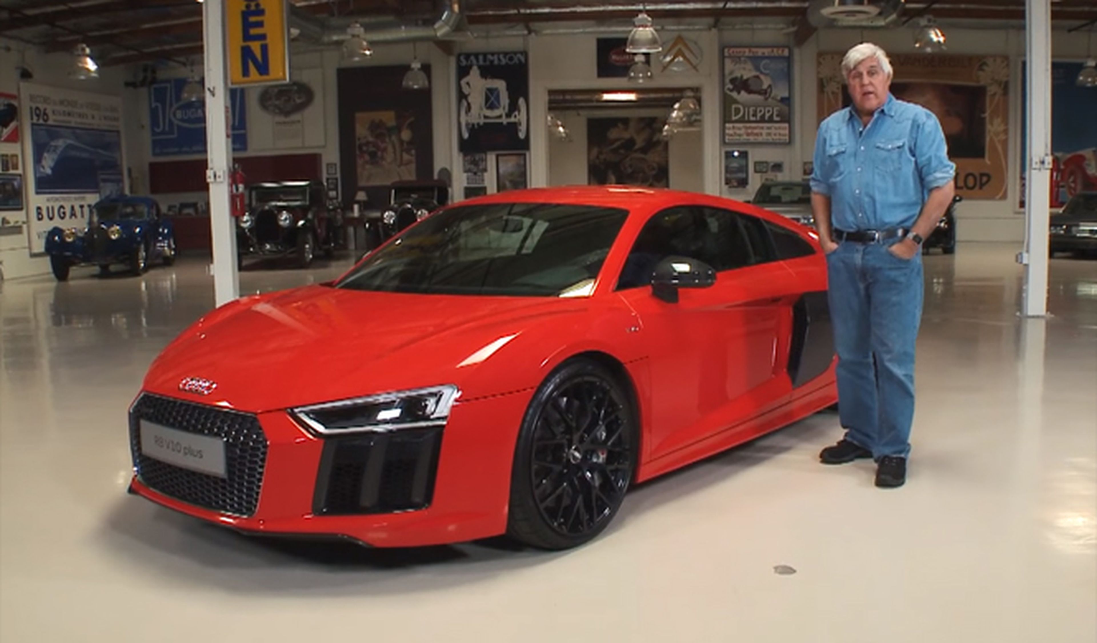 Descubre el nuevo Audi R8 V10 plus de la mano de Jay Leno