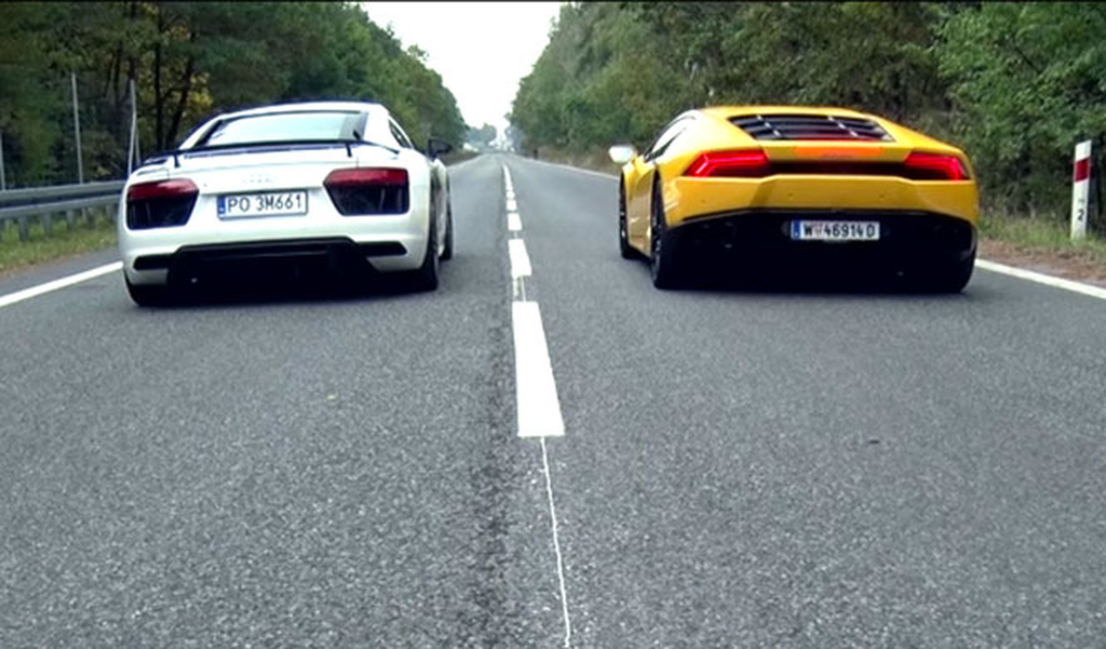 Audi R8 V10 Plus vs. Lamborghini Huracan: cara a cara