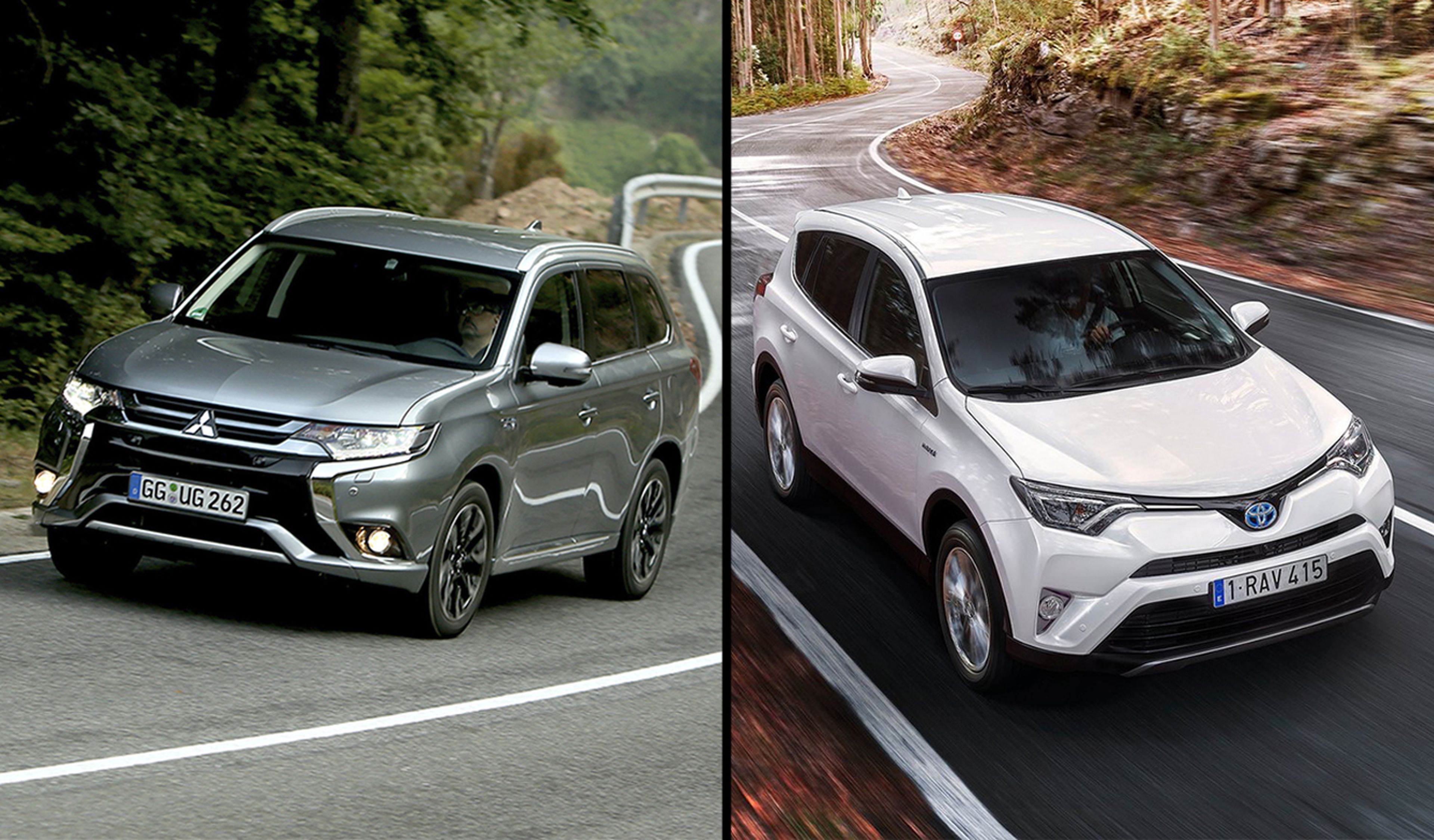 ¿Cuál es mejor, Outlander PHEV o Toyota RAV4 Hybrid?