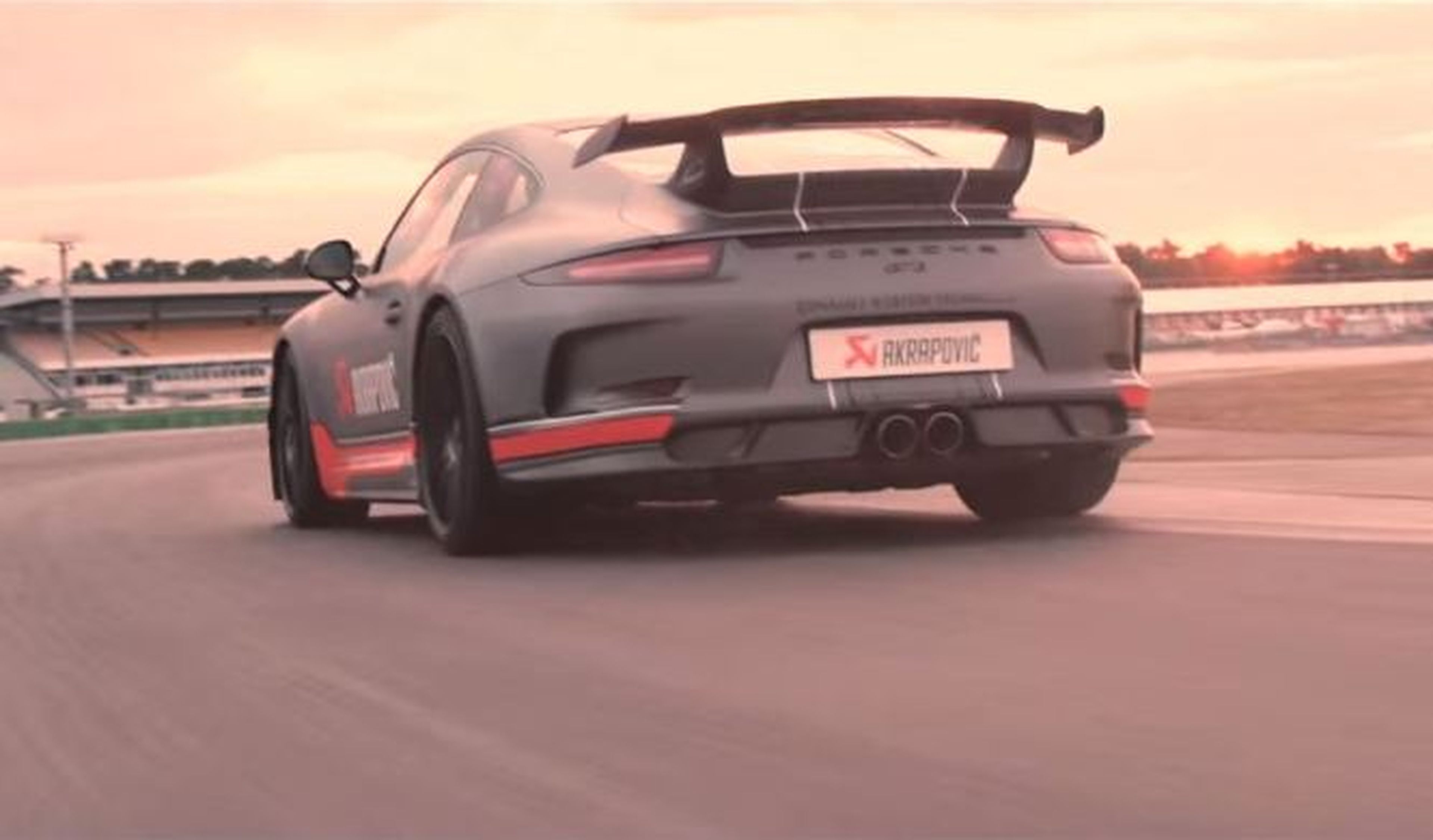 Vídeo: nuevo escape Akrapovic para el Porsche 911 GT3