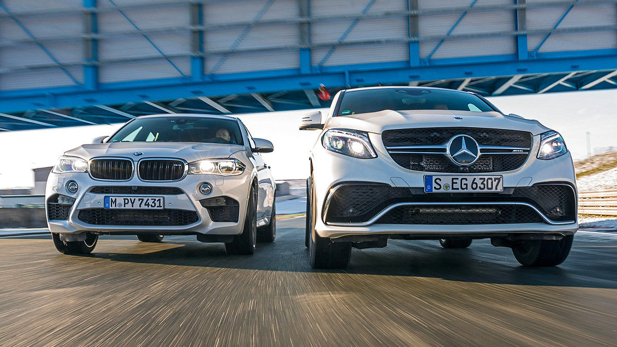 Duelo De Mas De 500 Cv Bmw X6 M Vs Mercedes Amg Gle 63 S Autobild Es