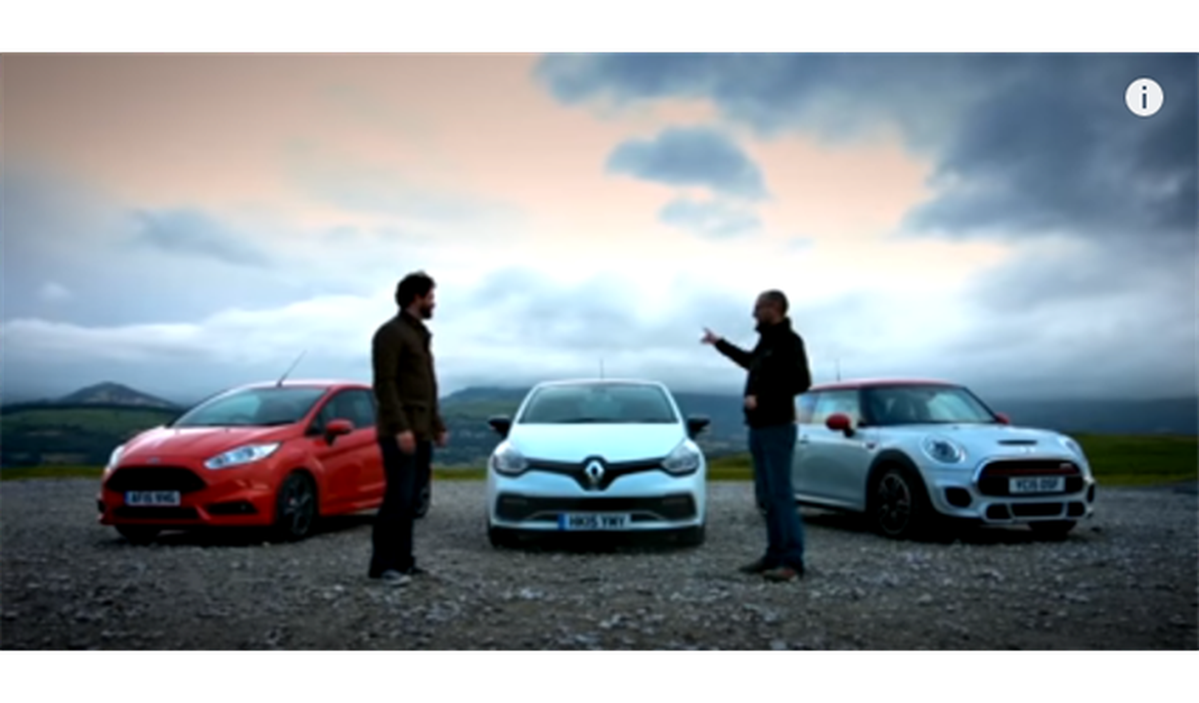 Vídeo: Ford Fiesta St vs. Renault Clio vs. Mini JCW