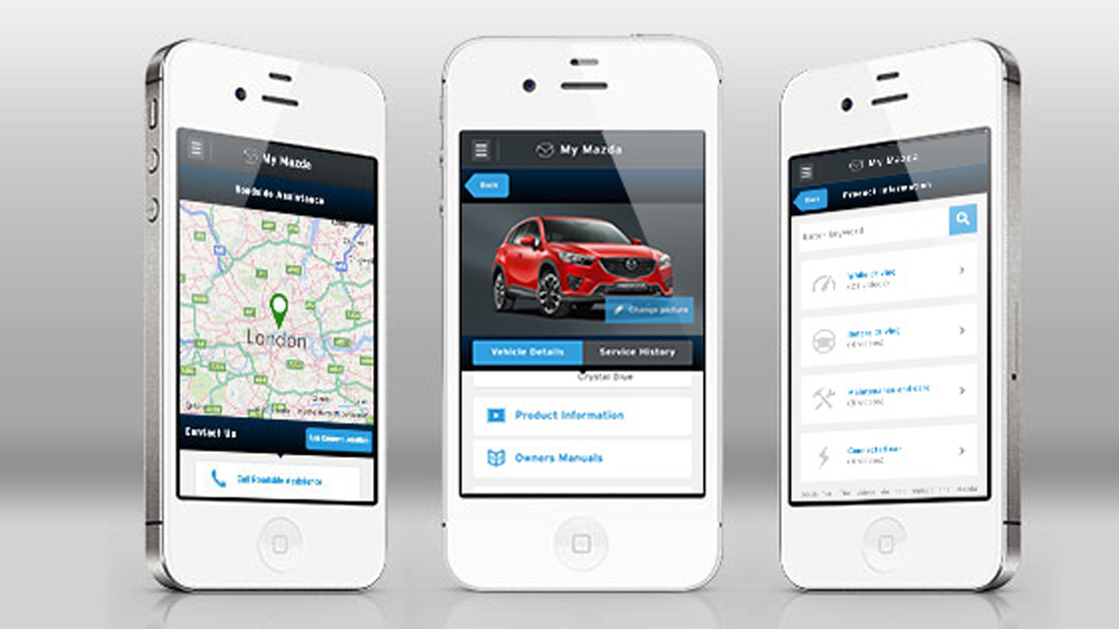 App MyMazda, un asistente en carretera en tu smartphone