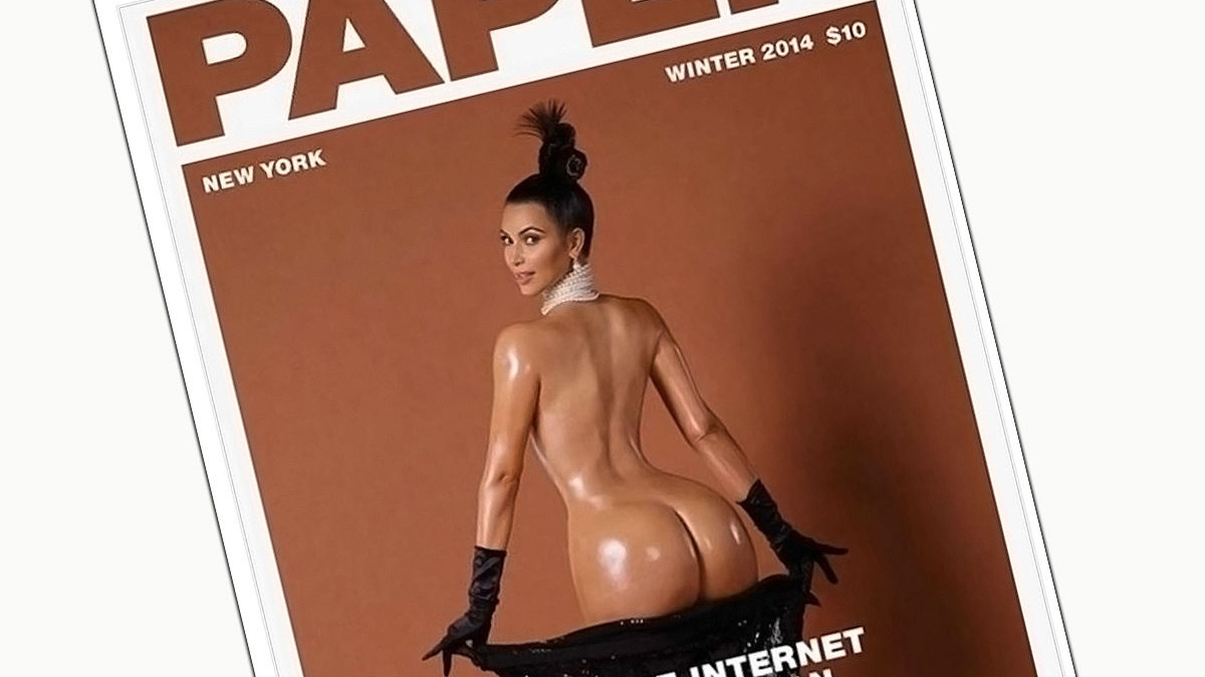 Kim Kardashian portada Paper