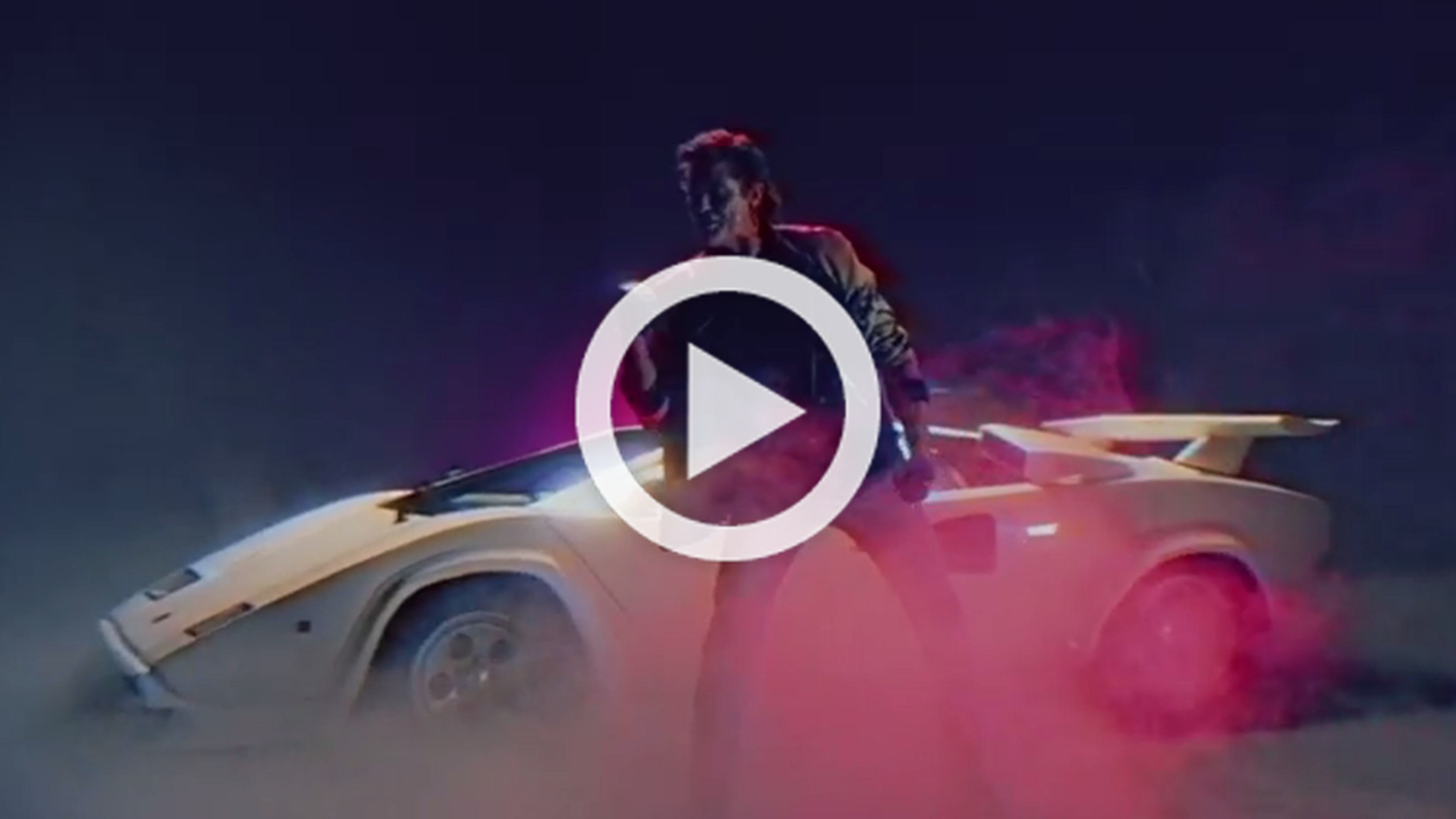 David Hasselhoff, vídeo viral con un Lamborghini Countach