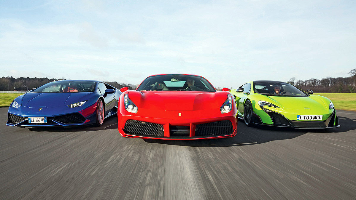 Duelo Ferrari 488 Huracán/McLaren 675 LT Autobild.es