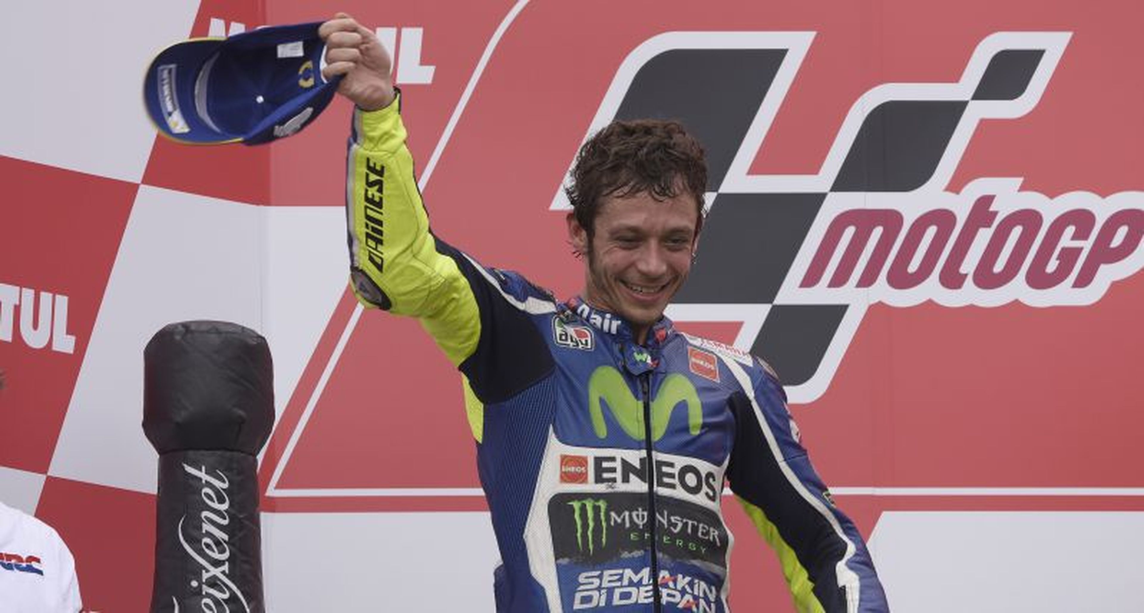 Valentino Rossi: "Tuvimos suerte de terminar segundos"