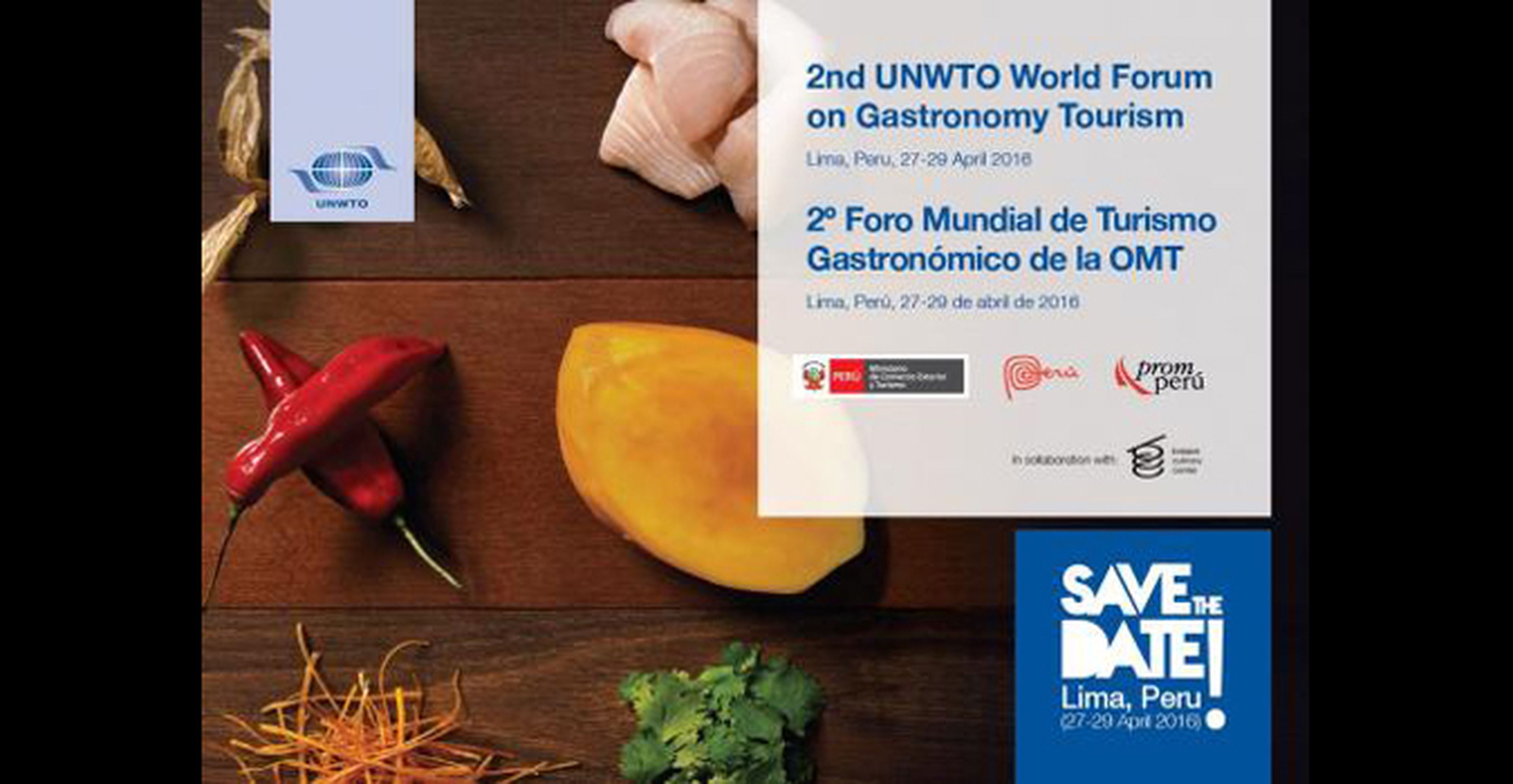 Gastronomía y Turismo, en el II Foro Mundial de Perú