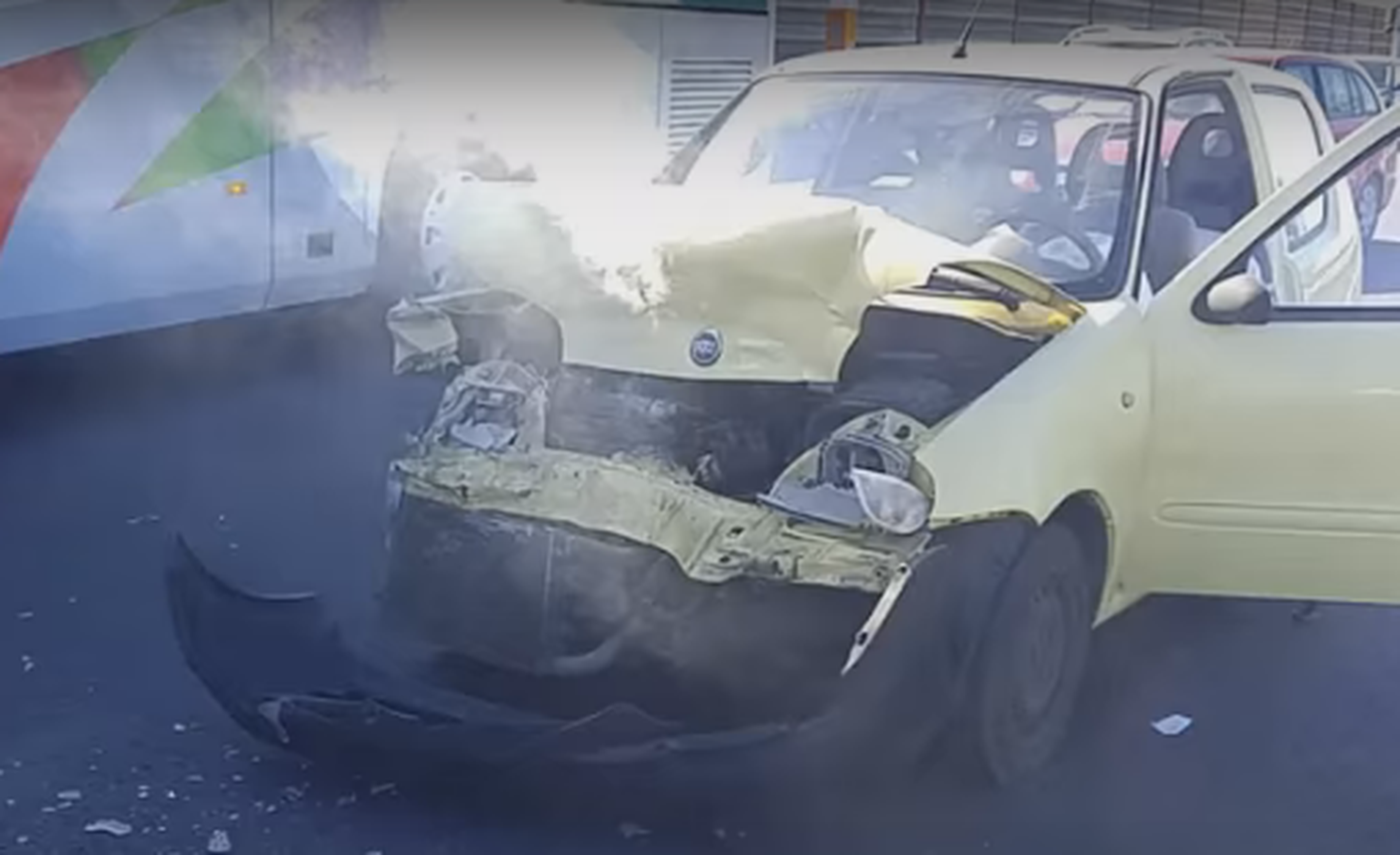 Vídeo: y por estos los Volvo son seguros...