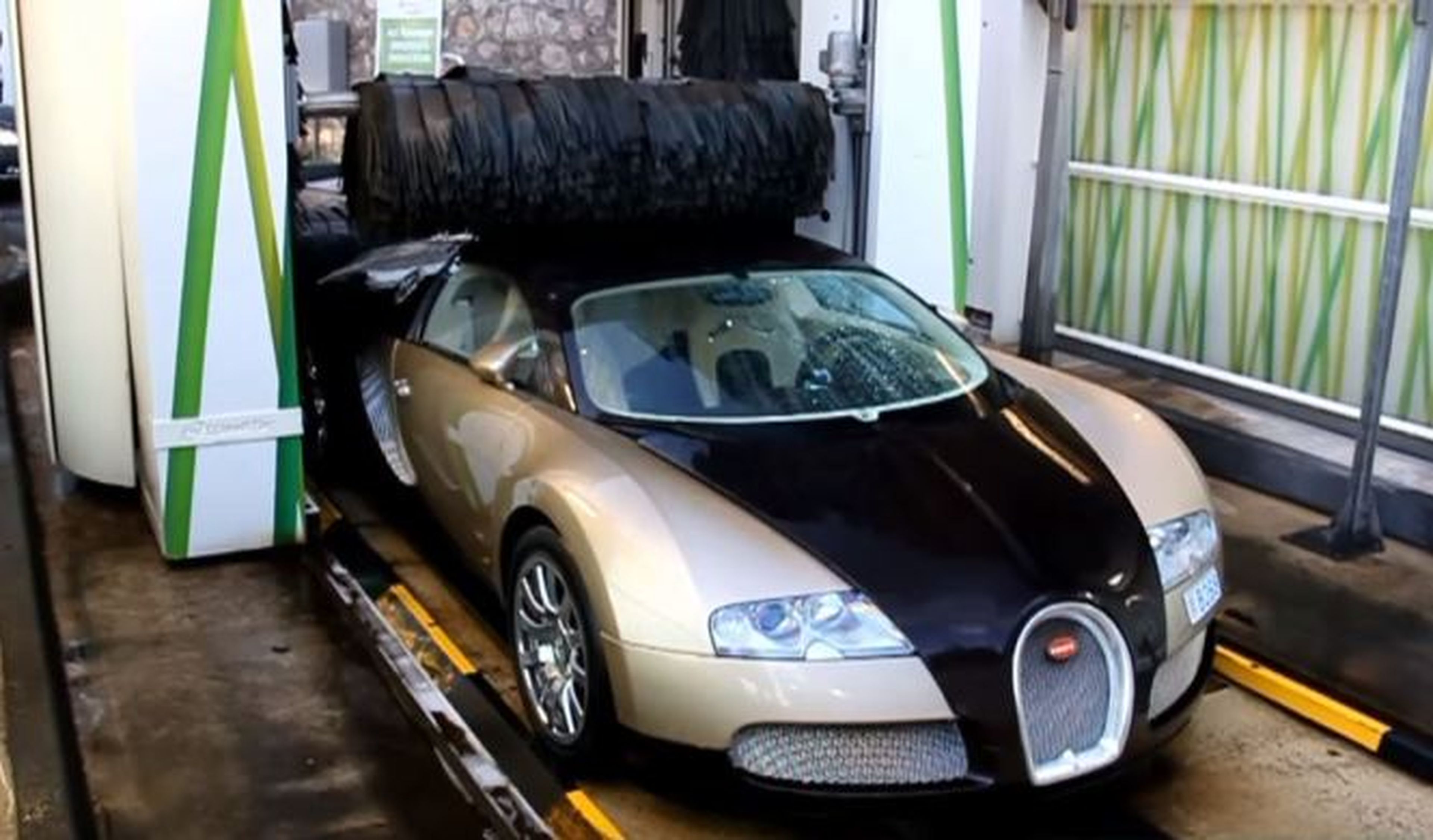 ¿Meterías un Bugatti Veyron en un túnel de lavado?