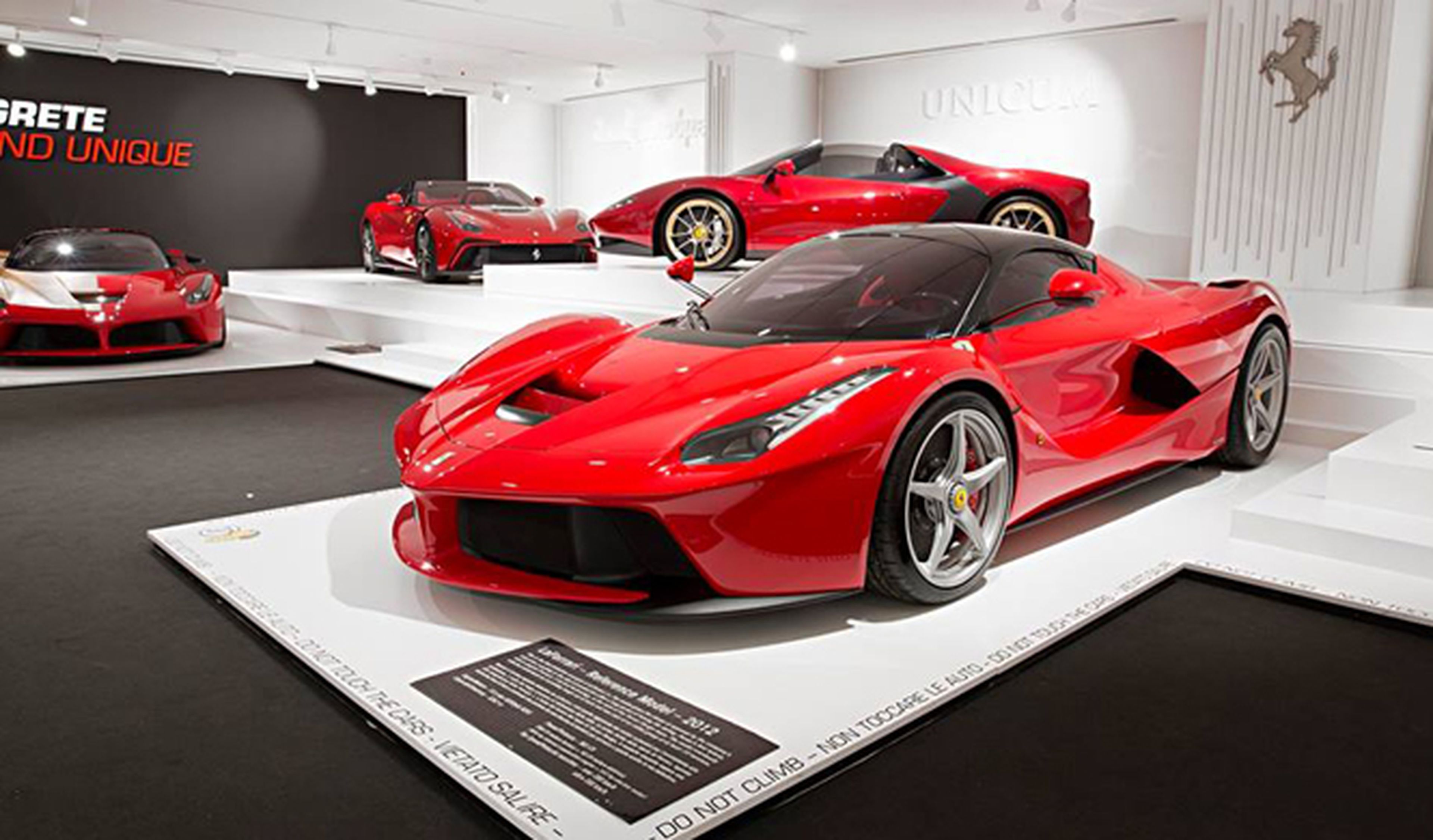 Exhibición proyectos especiales de Ferrari, de otro planeta