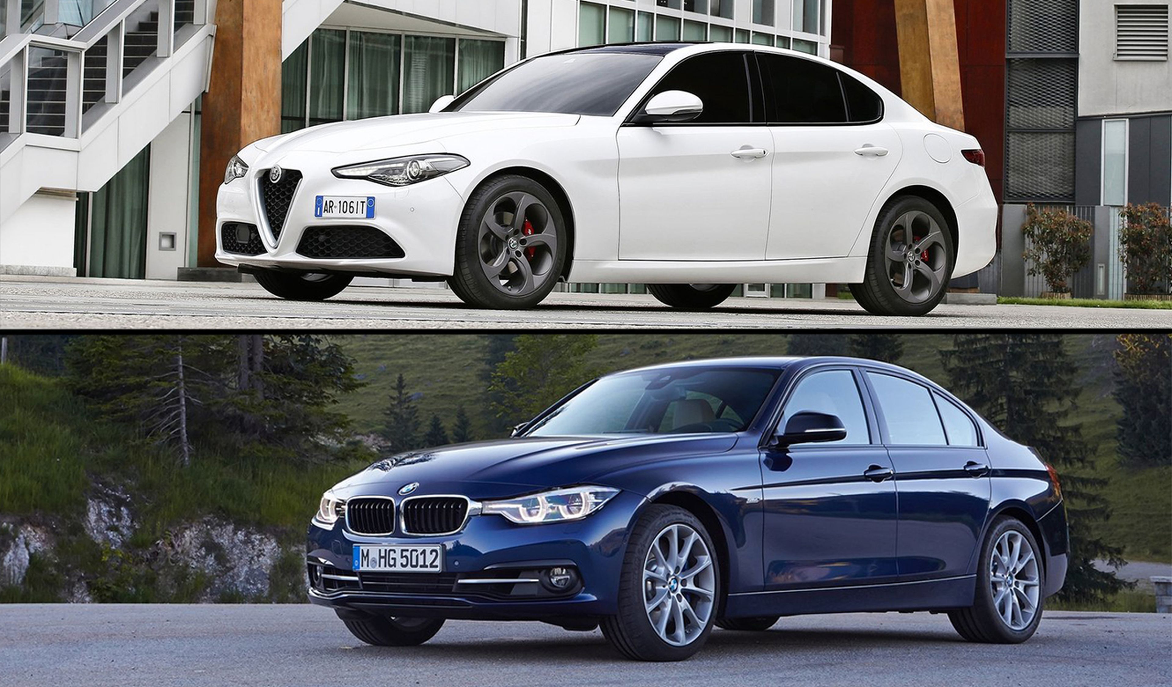¿Cuál es mejor, el Alfa Romeo Giulia o el BMW Serie 3?