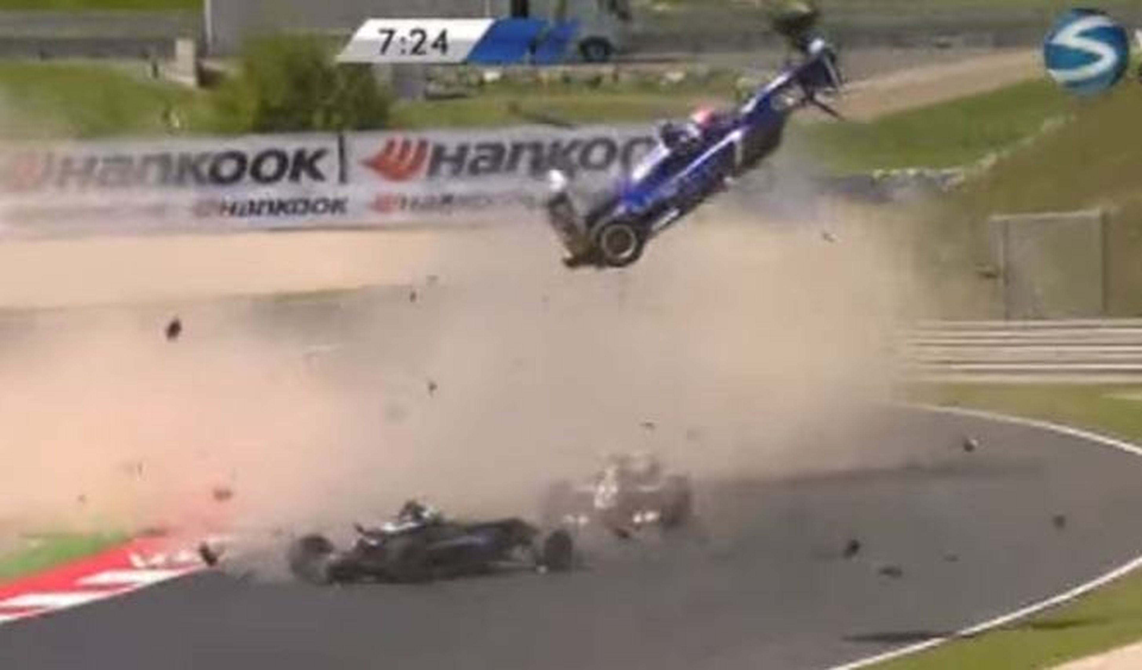 Vídeo: brutal accidente en la Fórmula 3