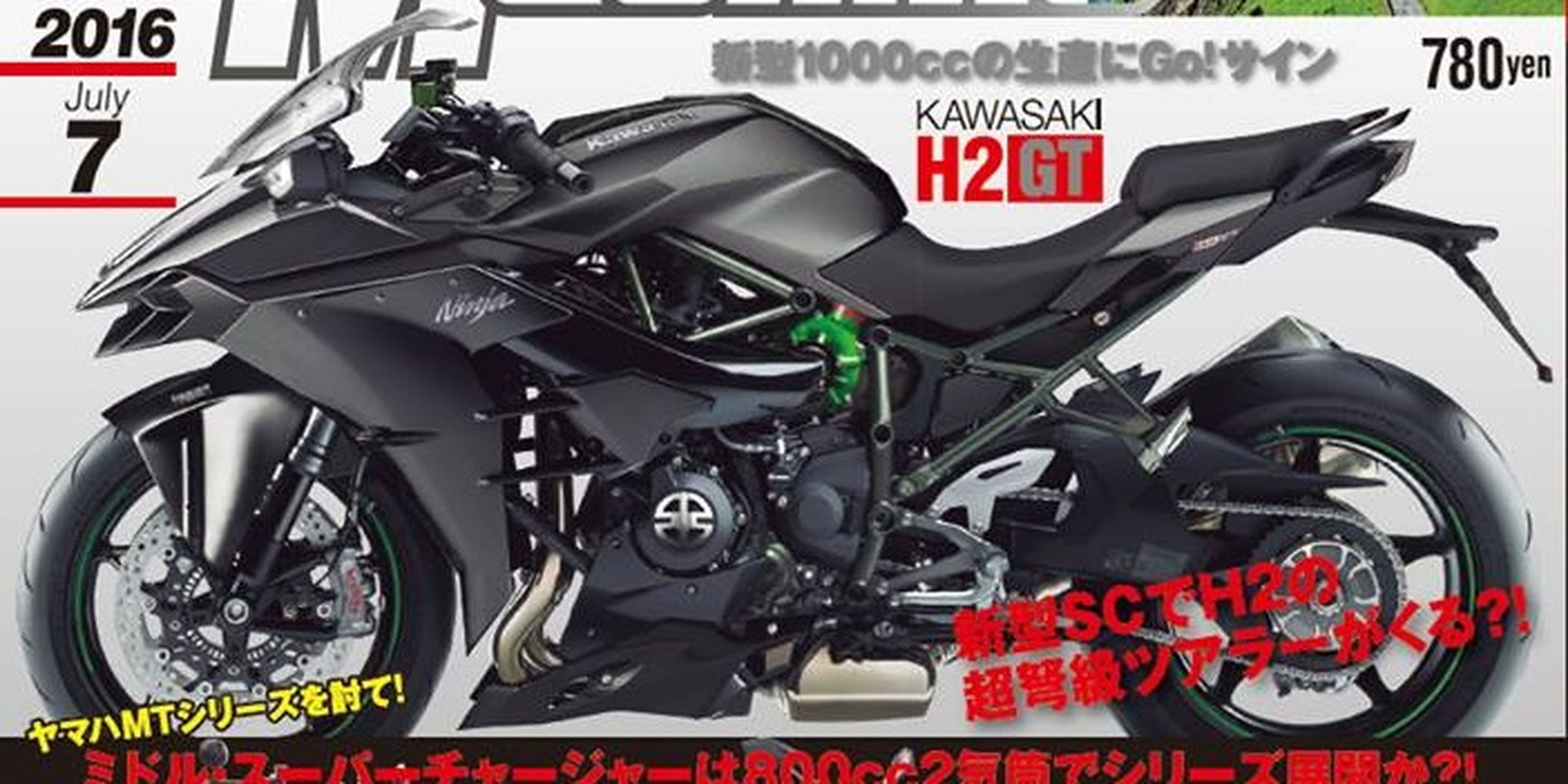 Kawasaki H2 GT 2017: en Japón dan por hecha su llegada