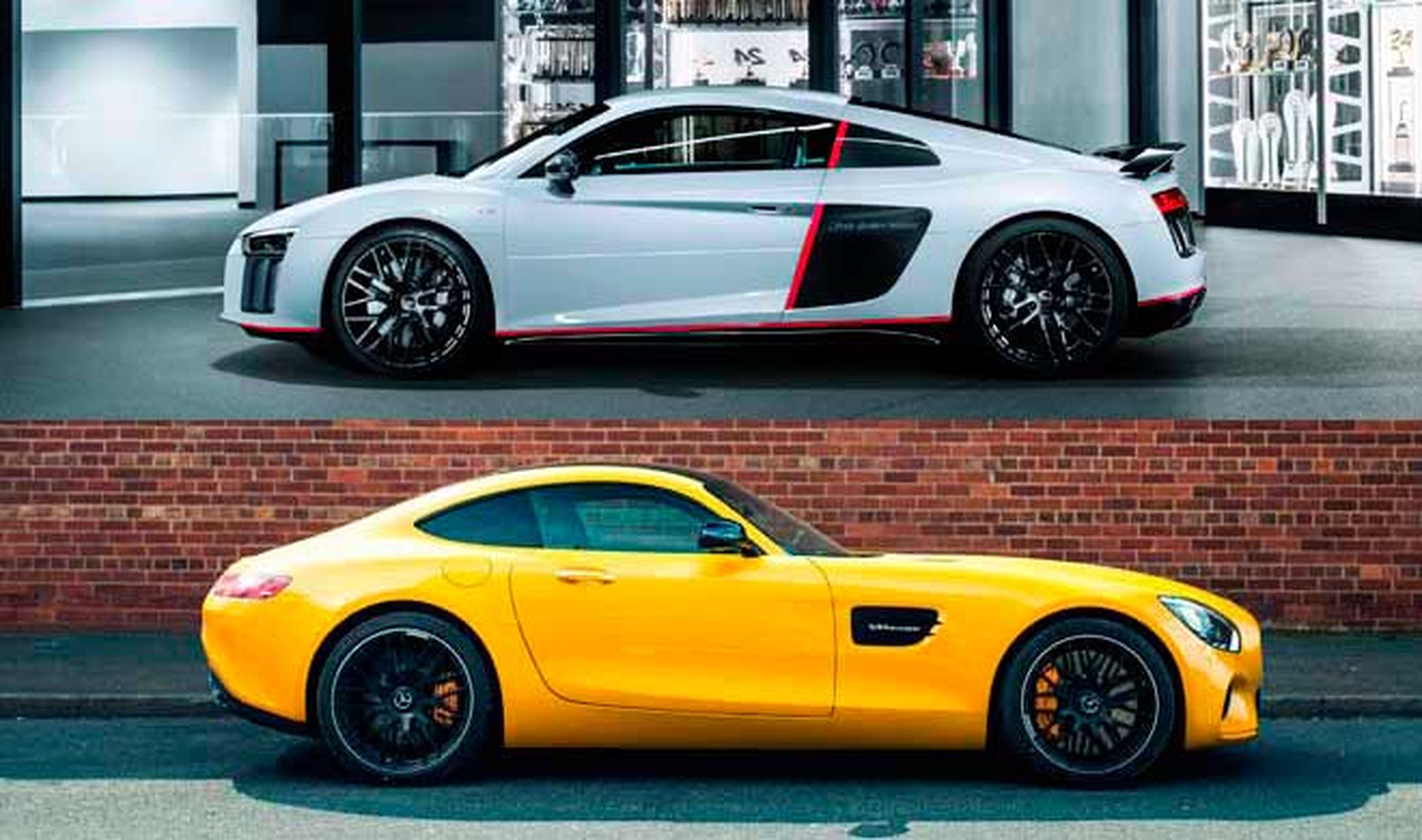 ¿Cuál es mejor, Audi R8 2016 o Mercedes AMG GT?