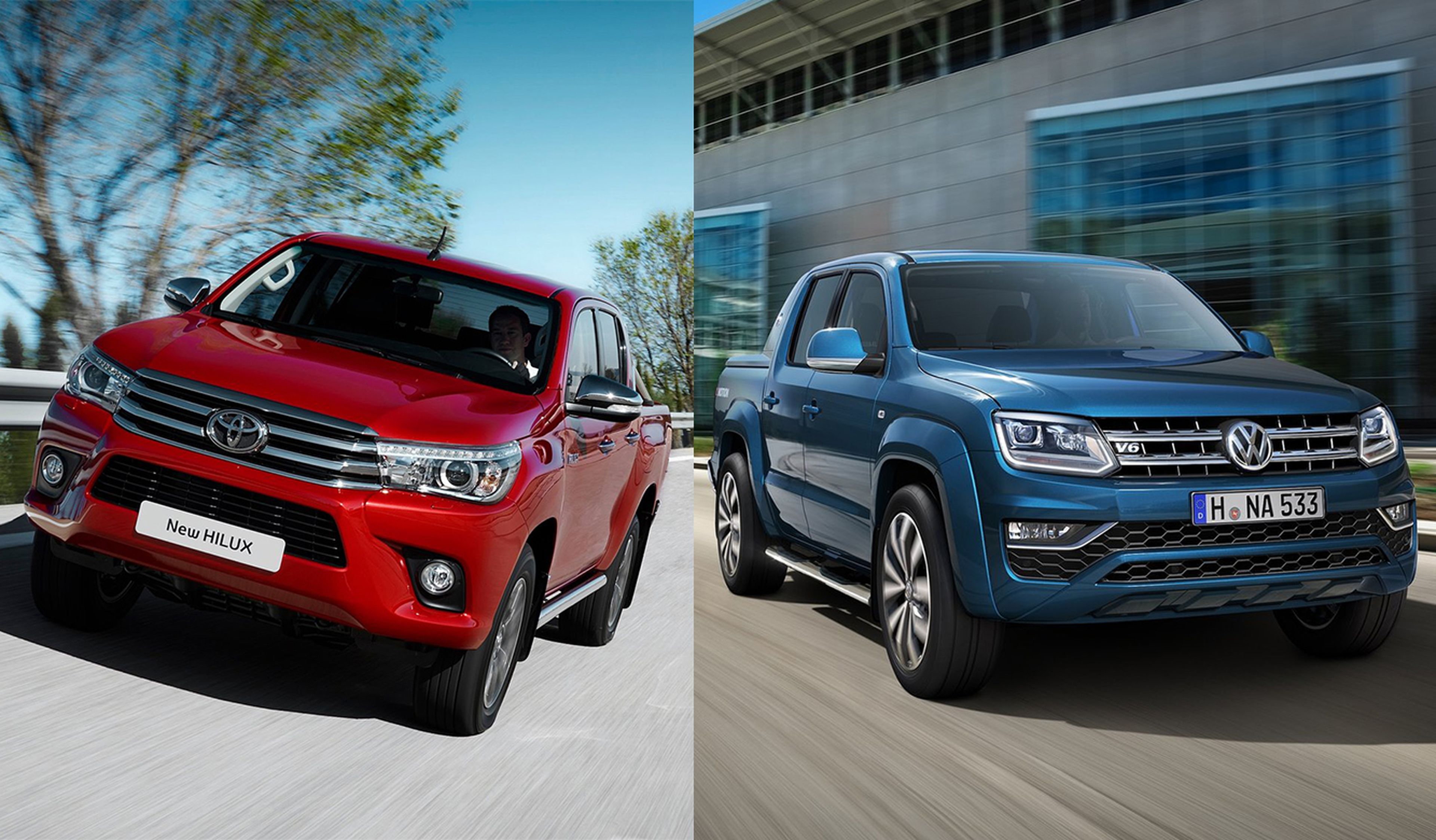 ¿Cuál es mejor, Volkswagen Amarok o Toyota Hilux 2016?