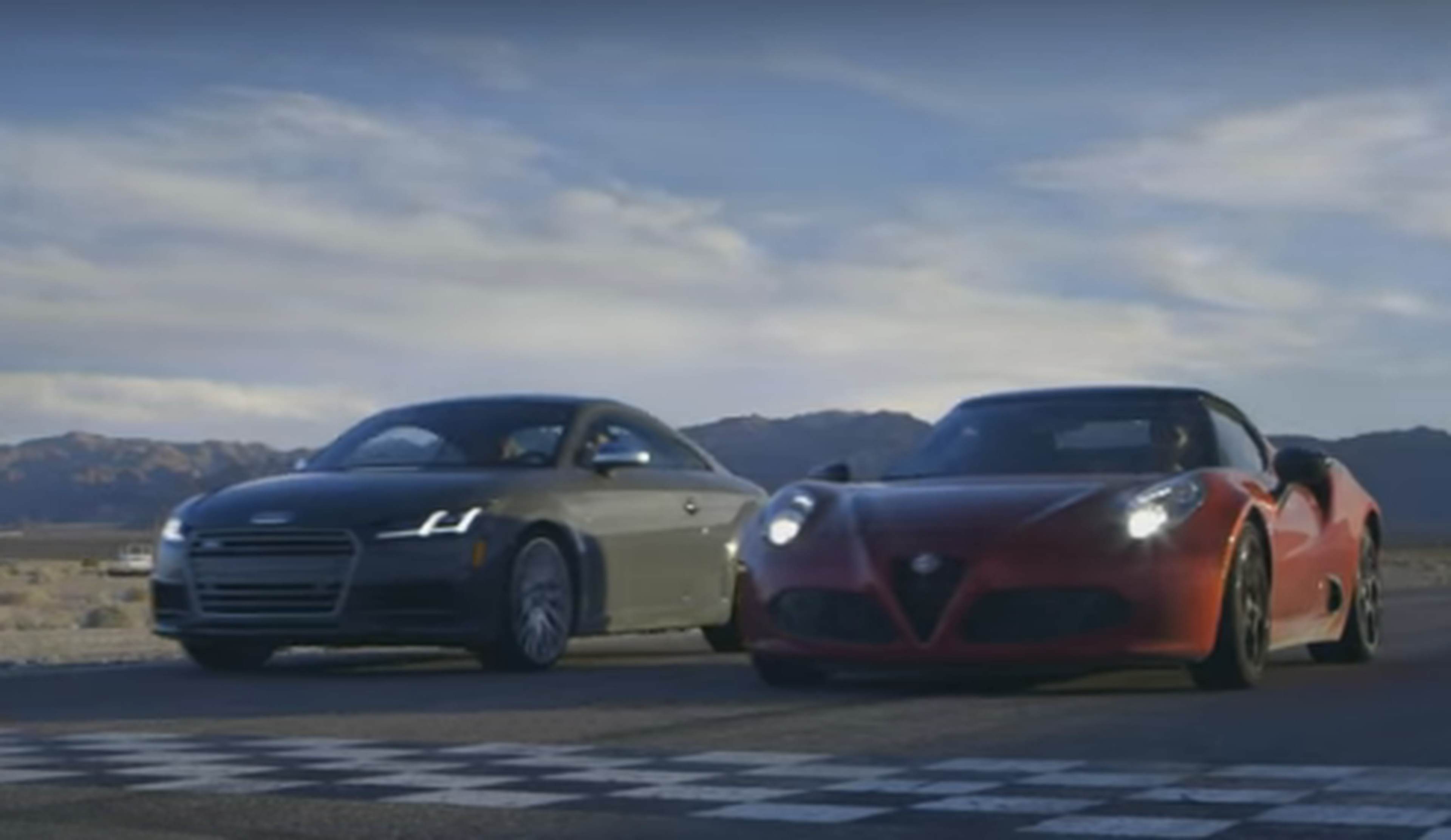 Duelo al sol: Audi TTS vs Alfa Romeo 4C