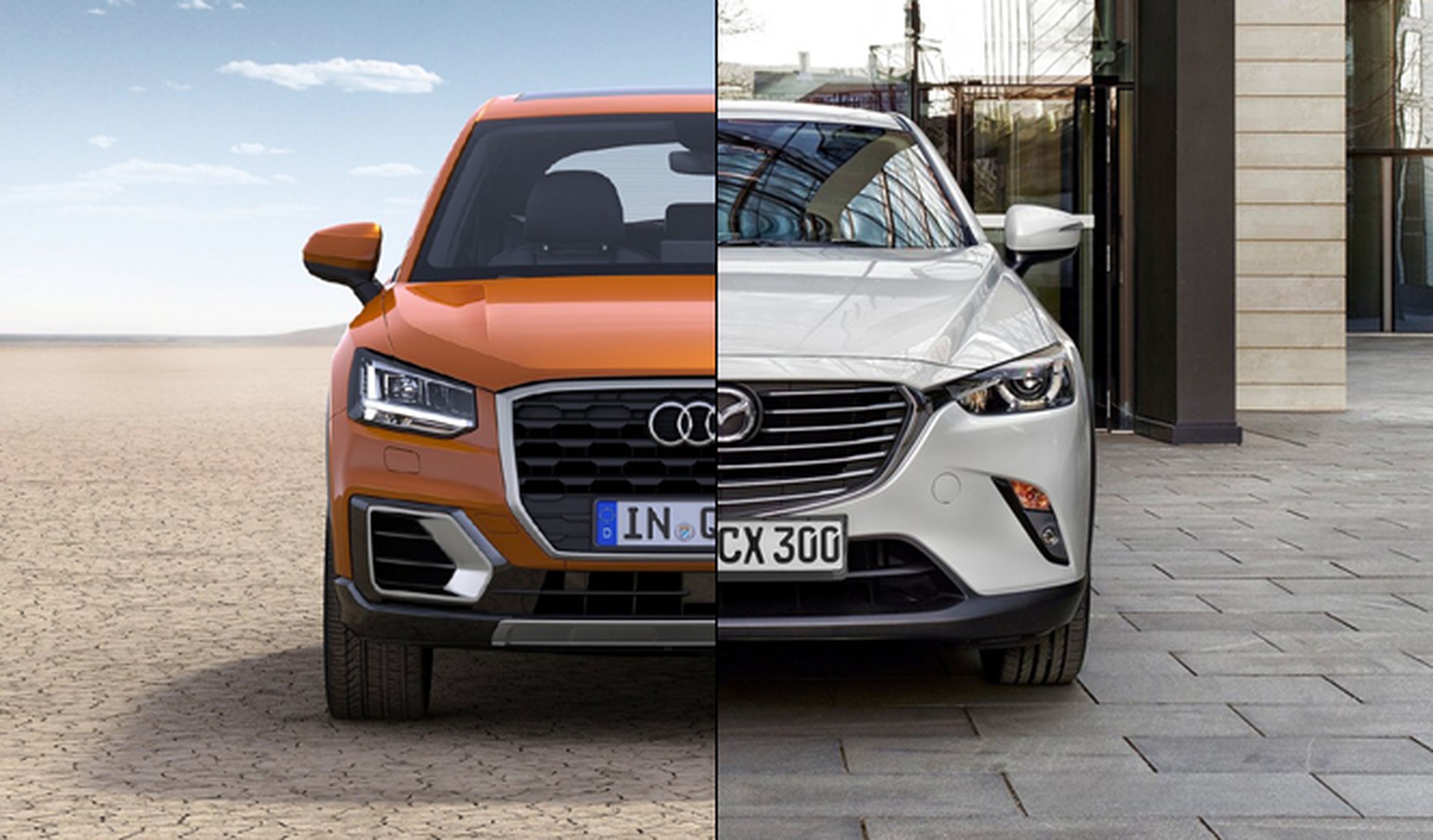 ¿Cuál es mejor, Audi Q2 o Mazda CX-3?