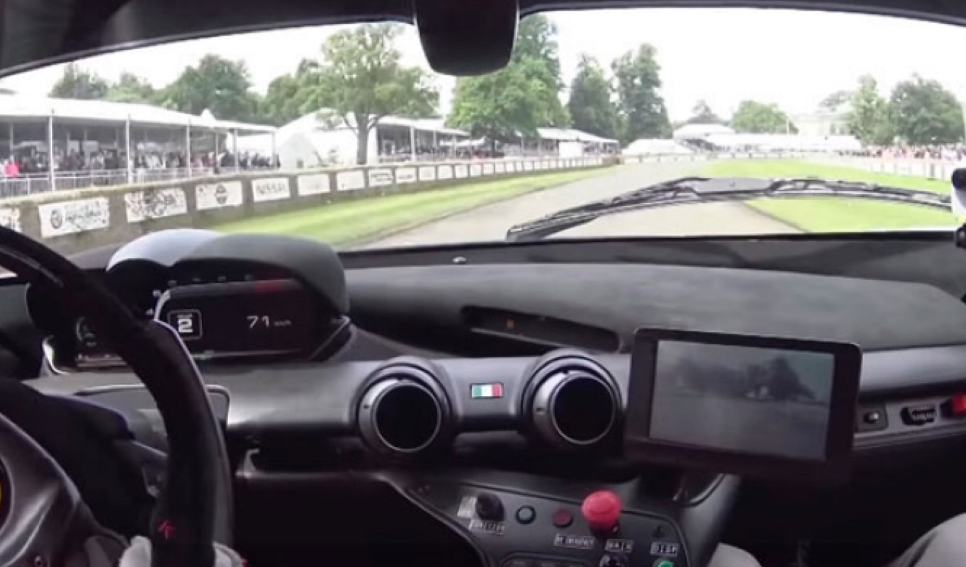 Vídeo: el Ferrari FXX K, a fondo en Goodwood