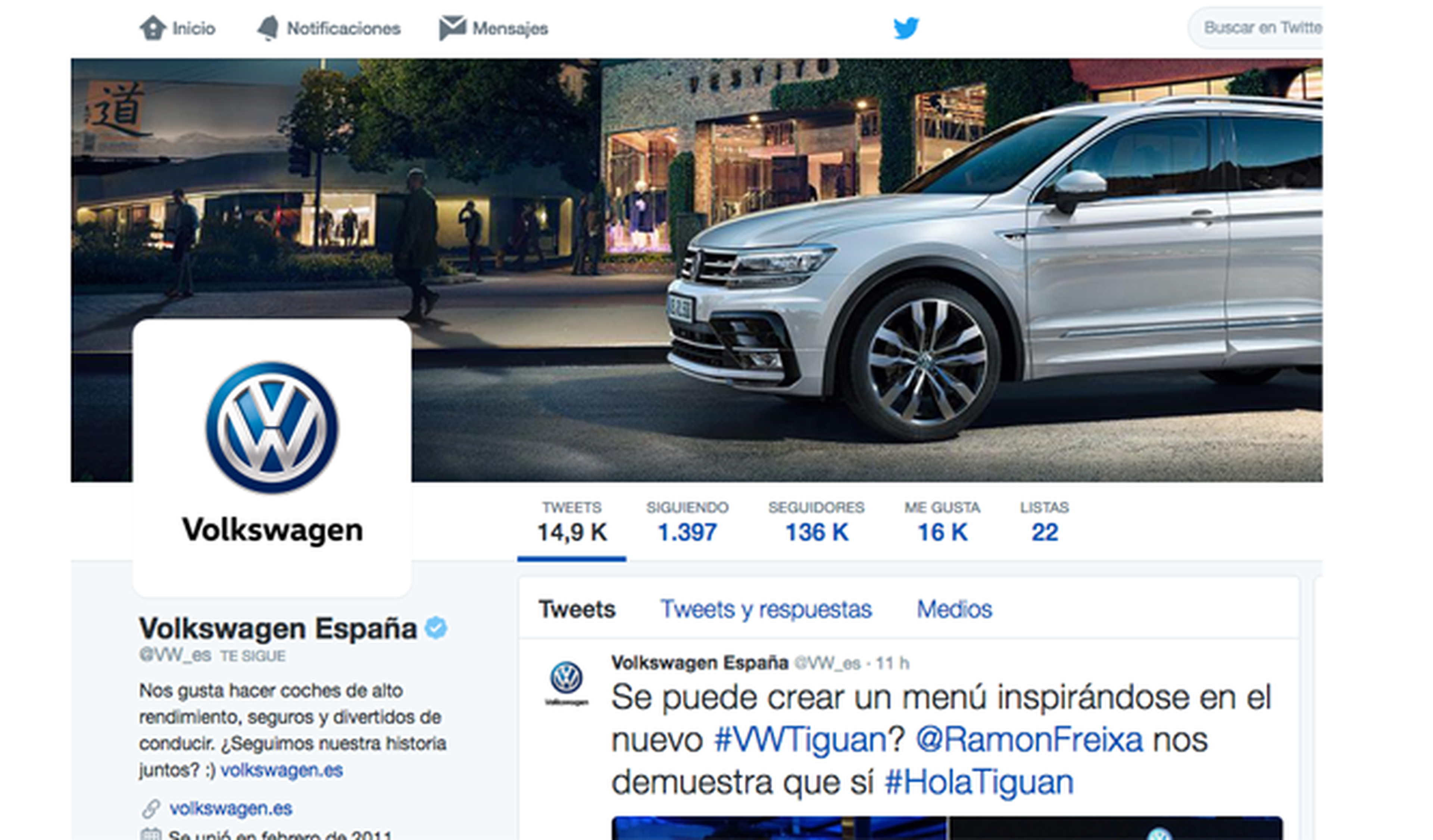 La marca de coches con más seguidores en Twitter