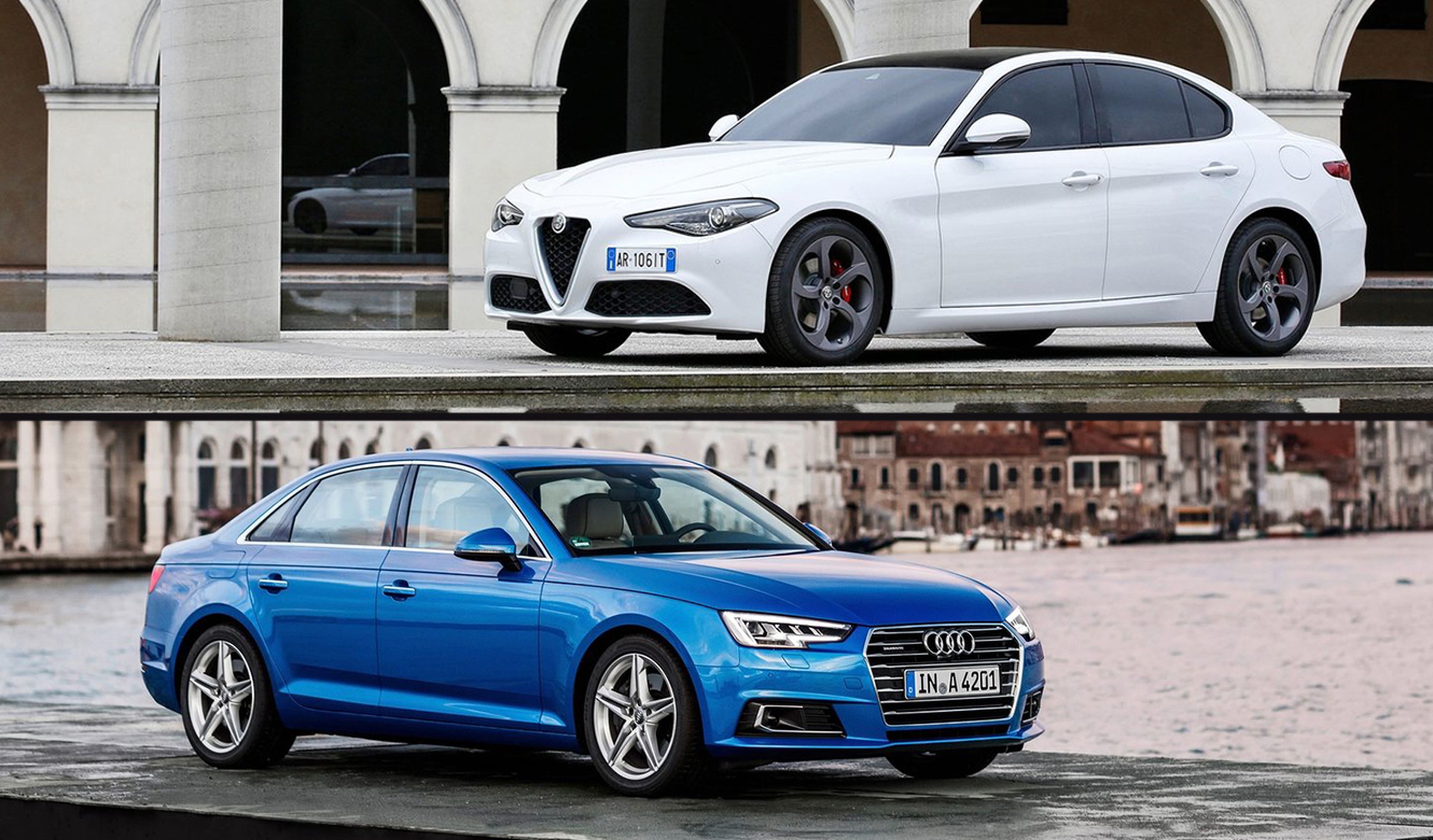 ¿Cuál es mejor, el Alfa Romeo Giulia o el Audi A4?