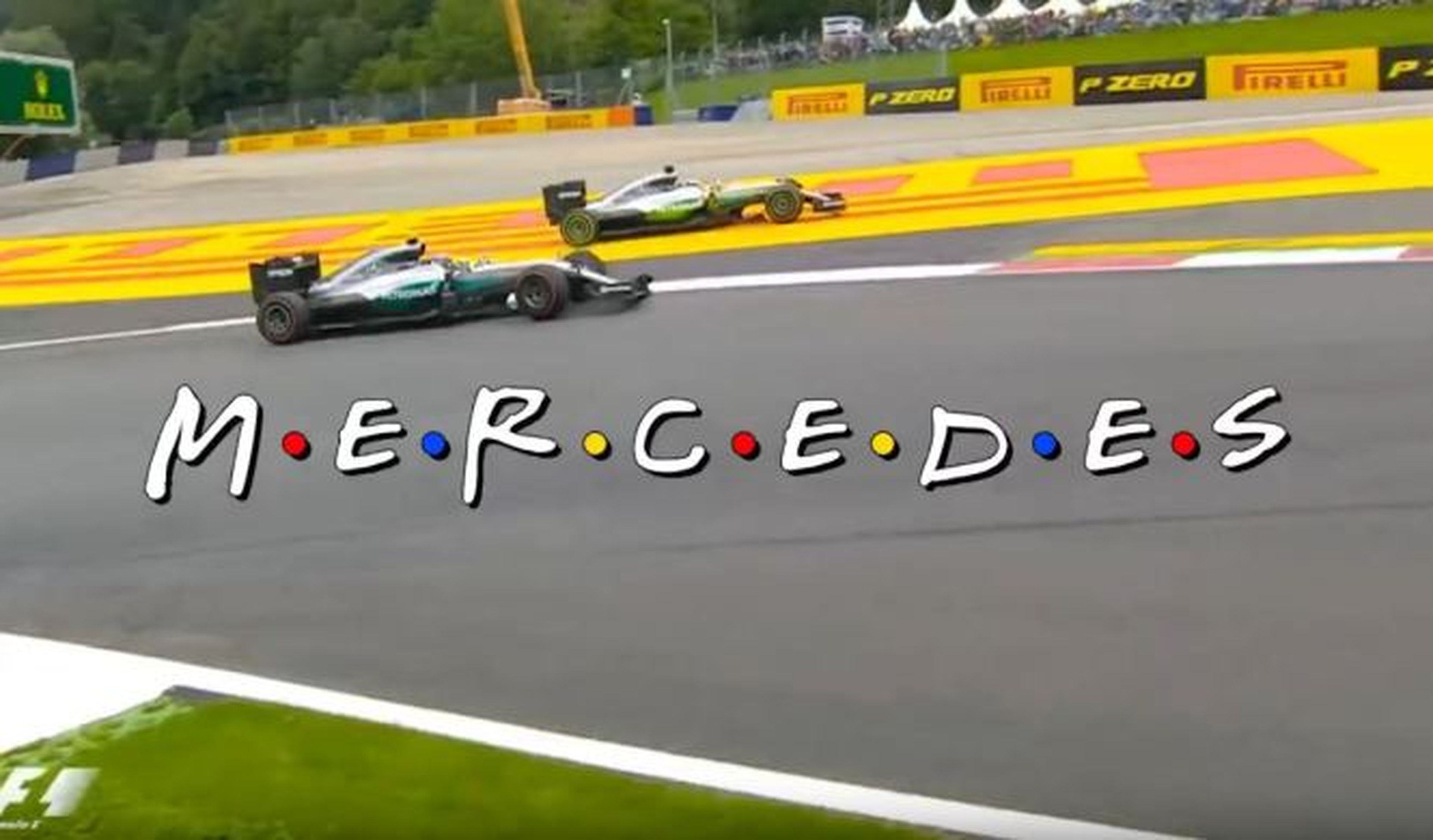 Vídeo: Hamilton y Rosberg parodian a 'Friends'