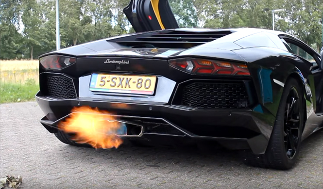 Vídeo: el brutal sonido de un Aventador con escape Capristo -