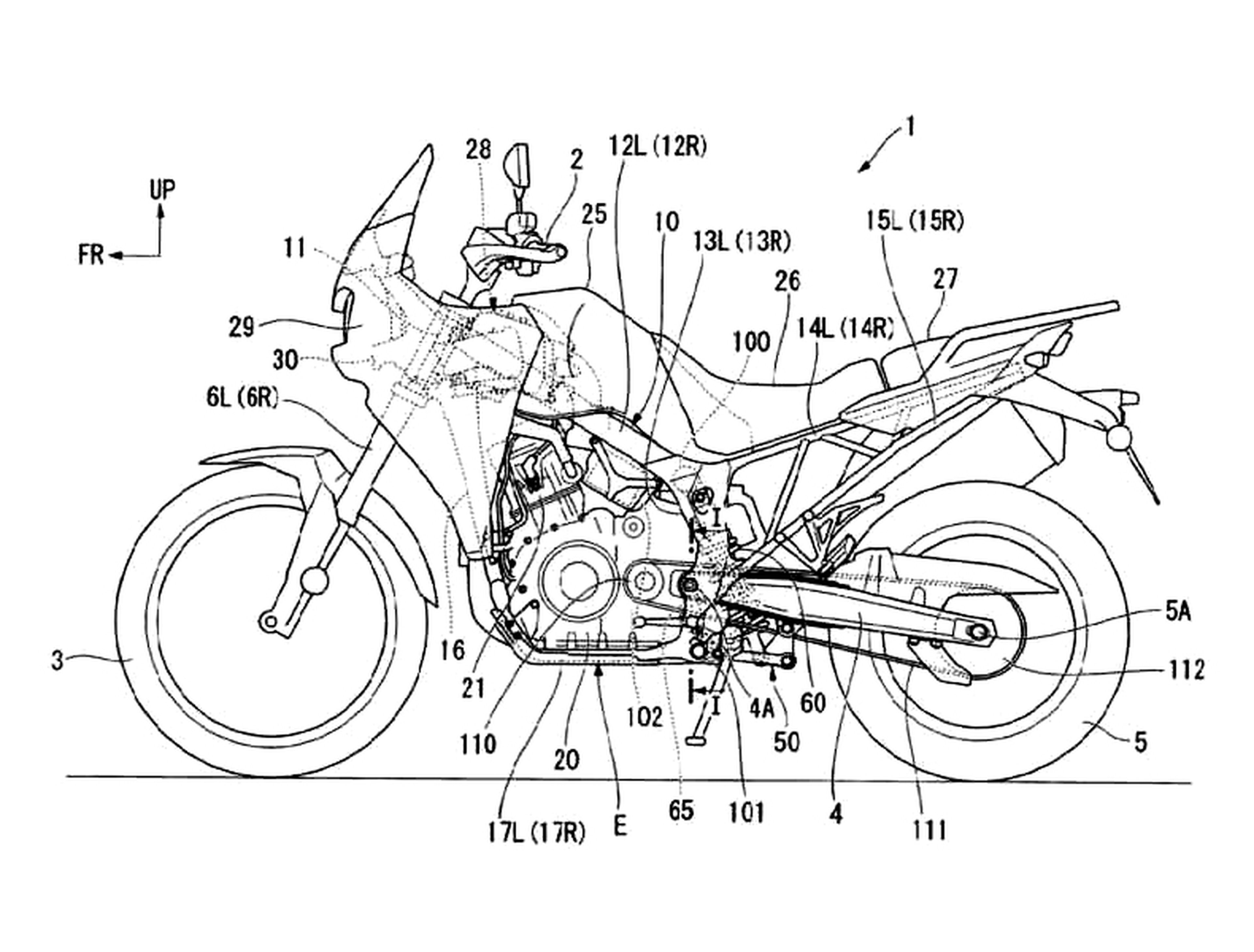 Patente Honda Transalp