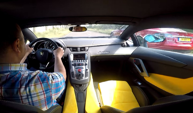 Vídeo 360º: Lamborghini Aventador 'vs' Tesla Model S -