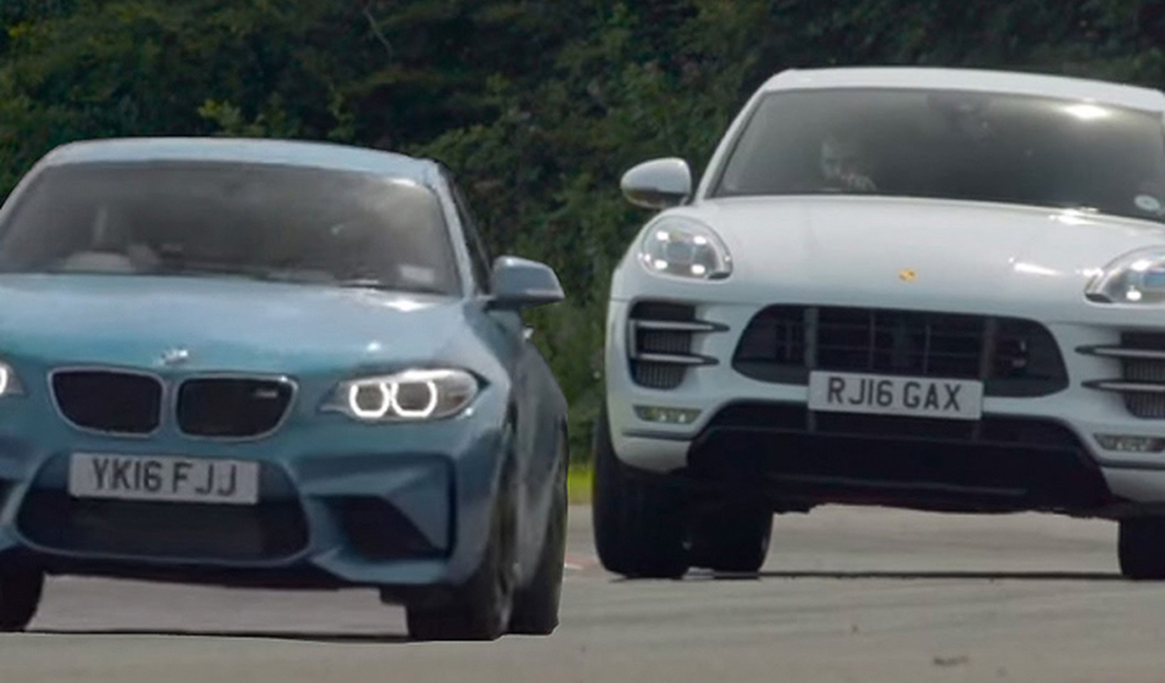 Duelo en circuito: BMW M2 Coupé contra Porsche Macan Turbo