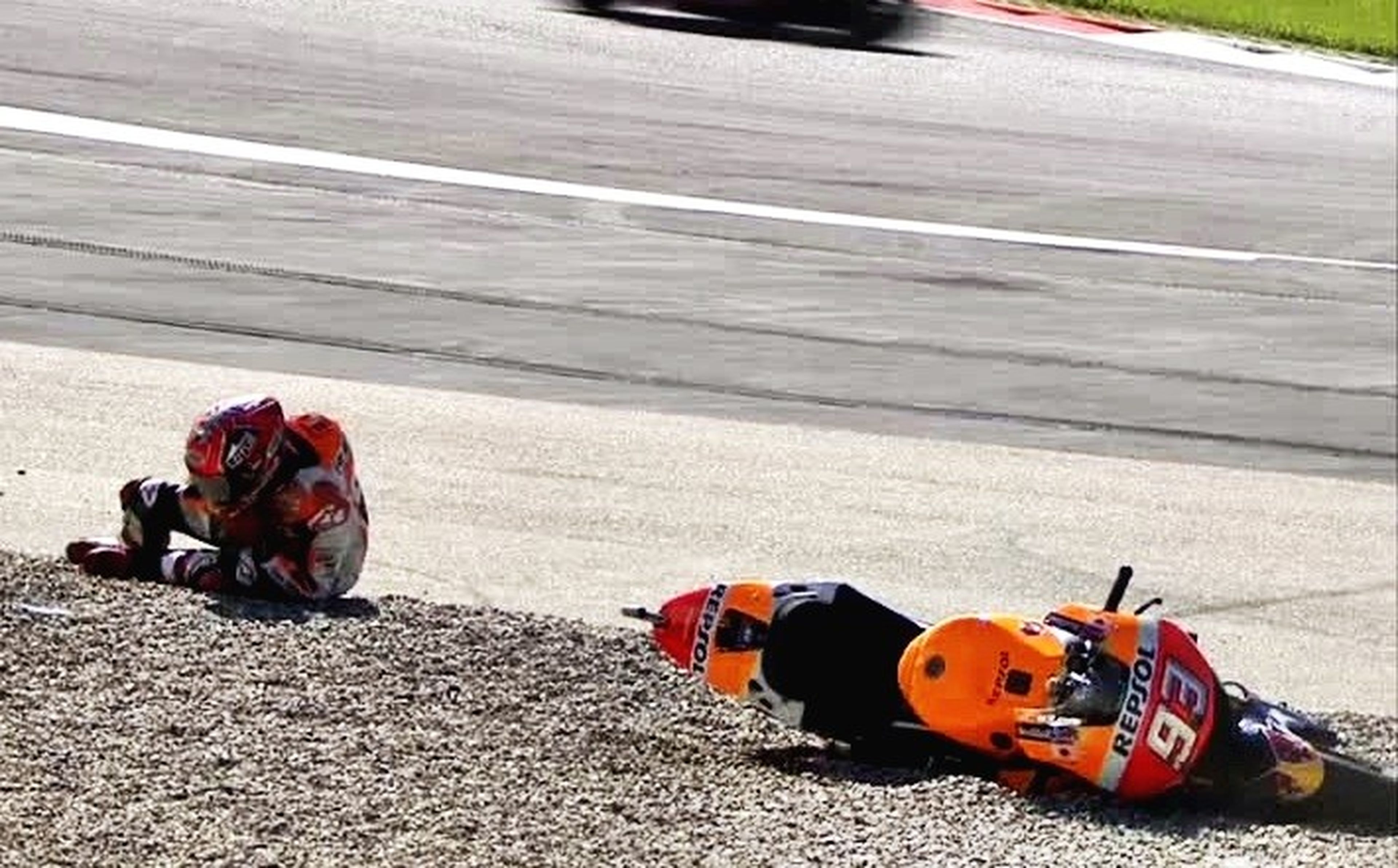 Sustazo para Marc Márquez en el FP3 de MotoGP