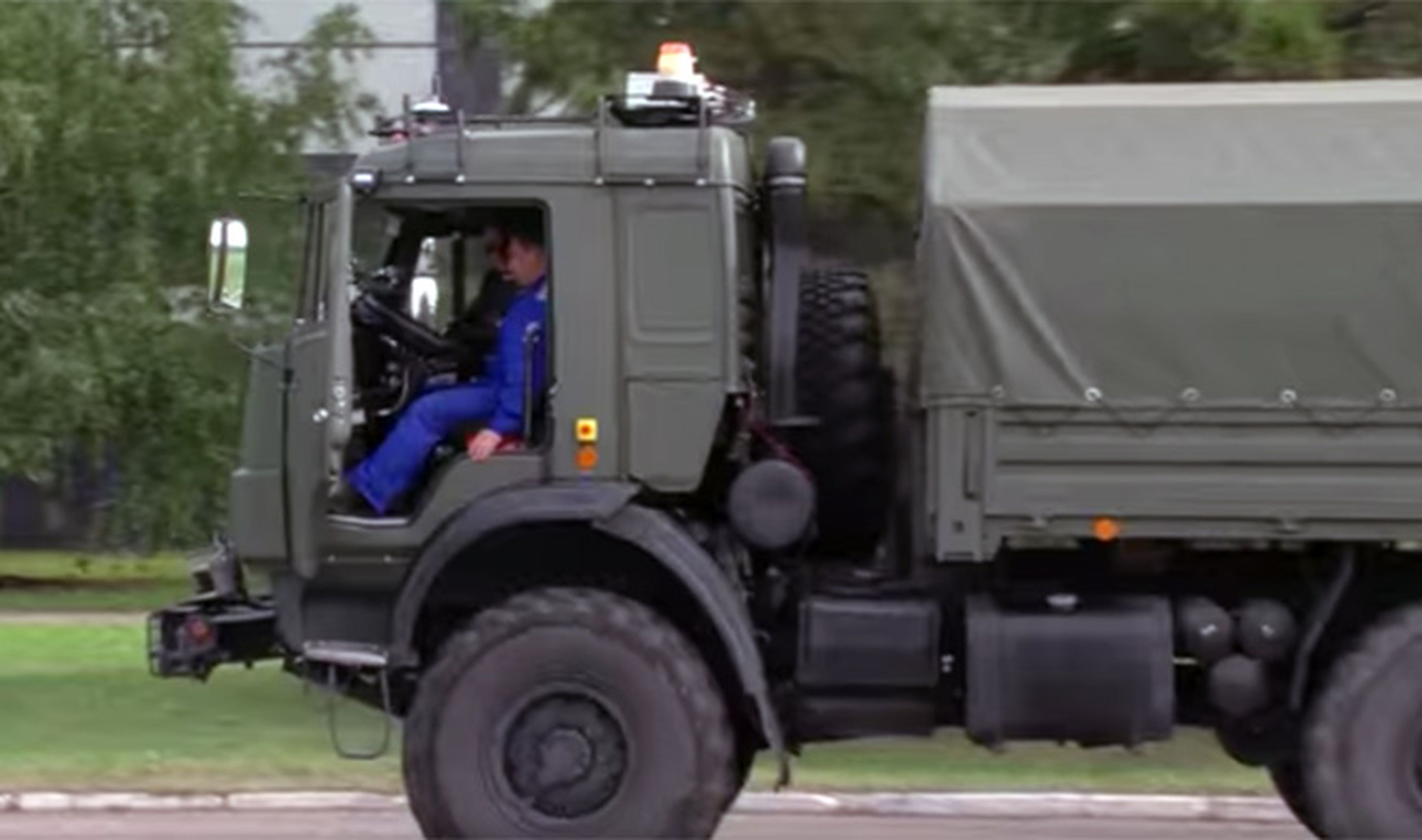 En Rusia tienen un camión Kamaz que conduce solo