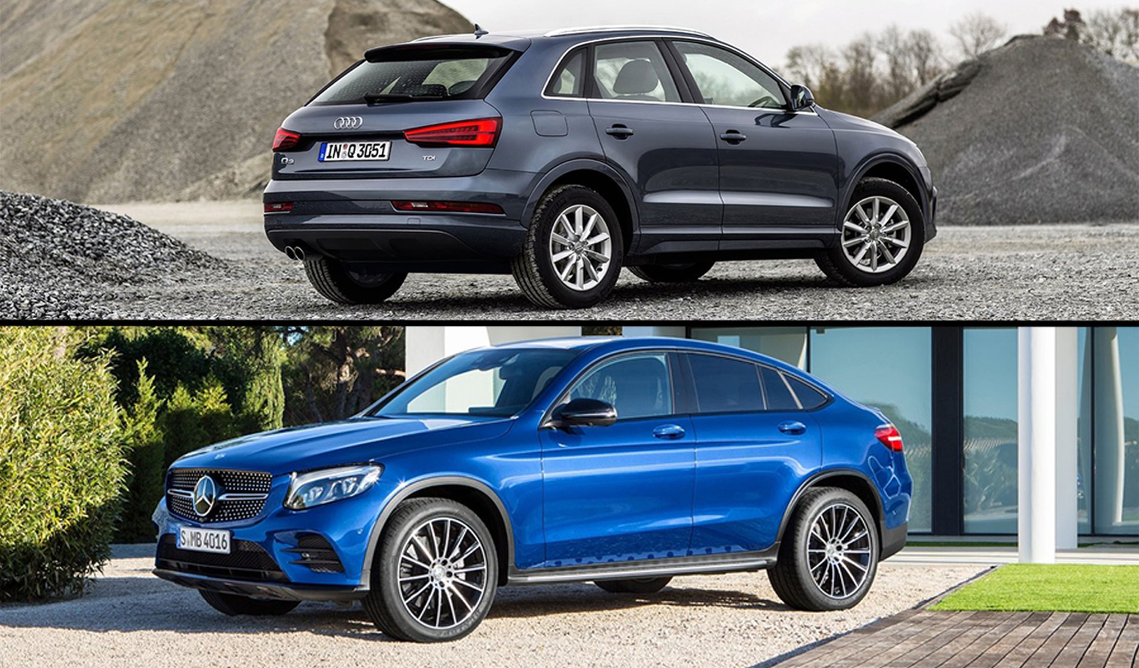 ¿Cuál es mejor, el Audi Q3 o el Mercedes GLC Coupé?