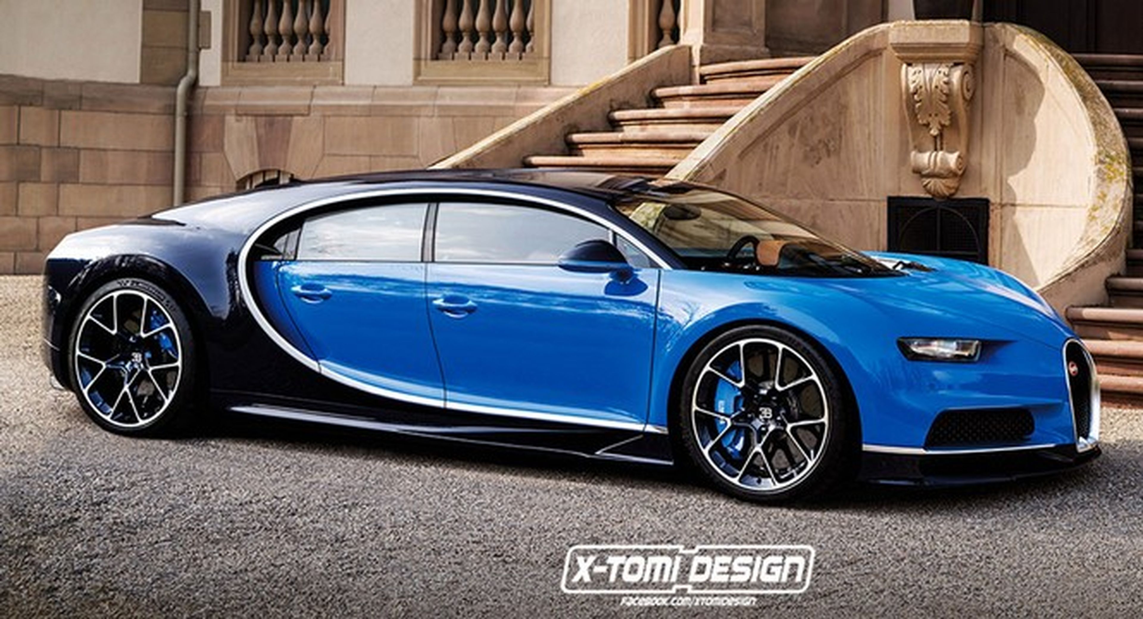 ¿Un Bugatti Chiron de cuatro puertas? Aquí lo tienes