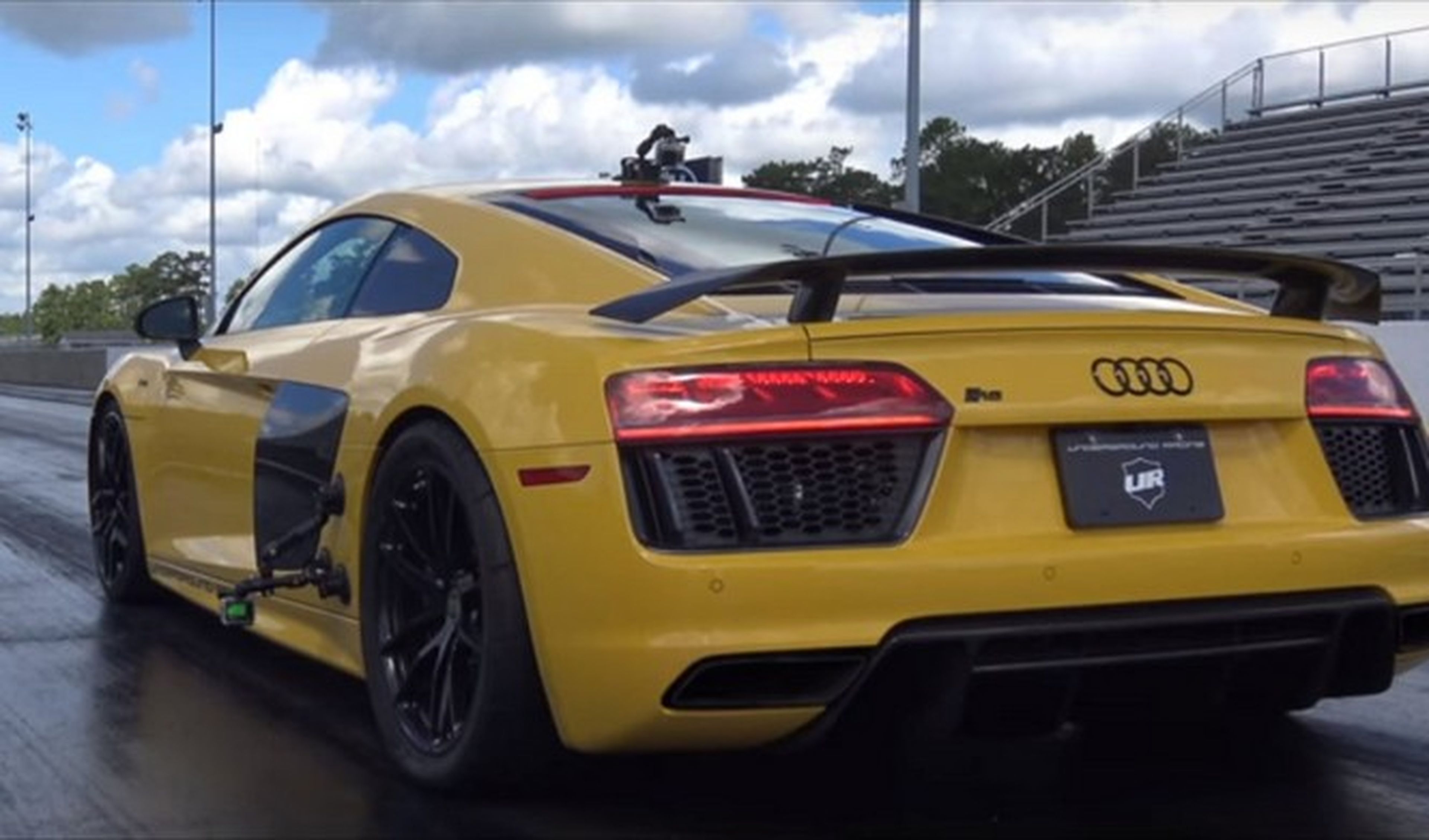 Vídeo: Impresionante aceleración de este Audi R8
